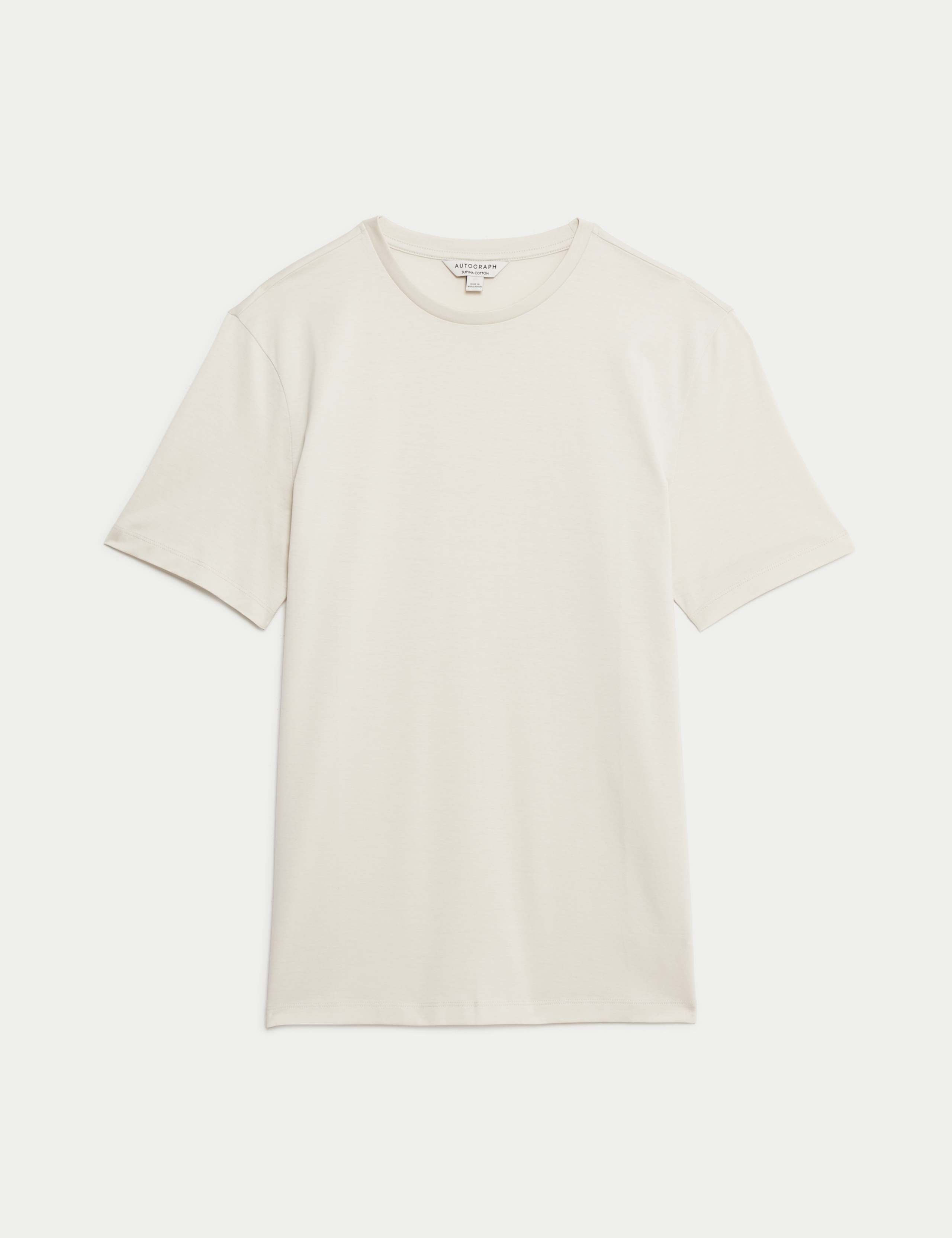 Pure Supima® Cotton Performance Crew Neck T-shirt 2 of 7