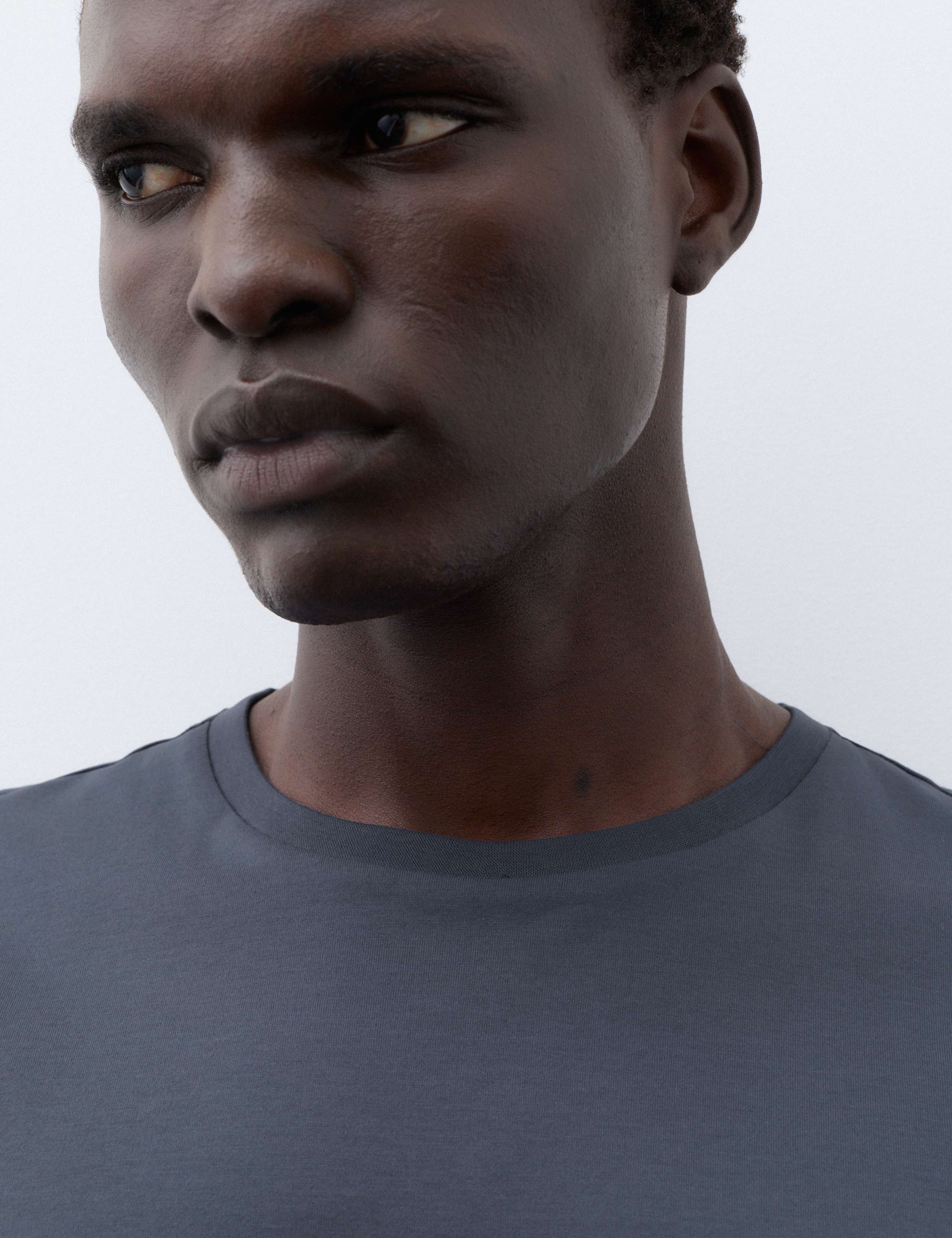 Pure Supima® Cotton Performance Crew Neck T-shirt 5 of 6