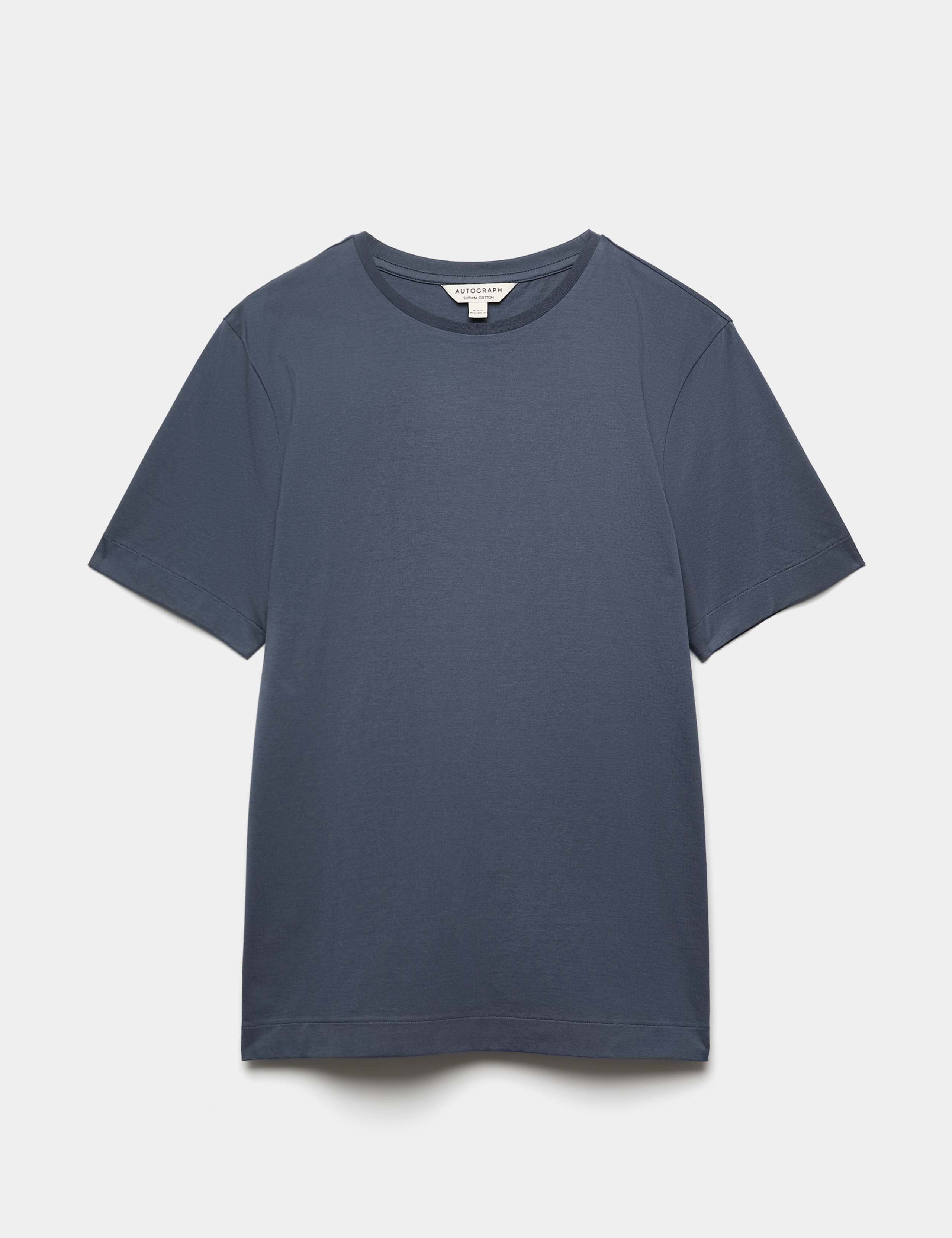 Pure Supima® Cotton Performance Crew Neck T-shirt 2 of 6