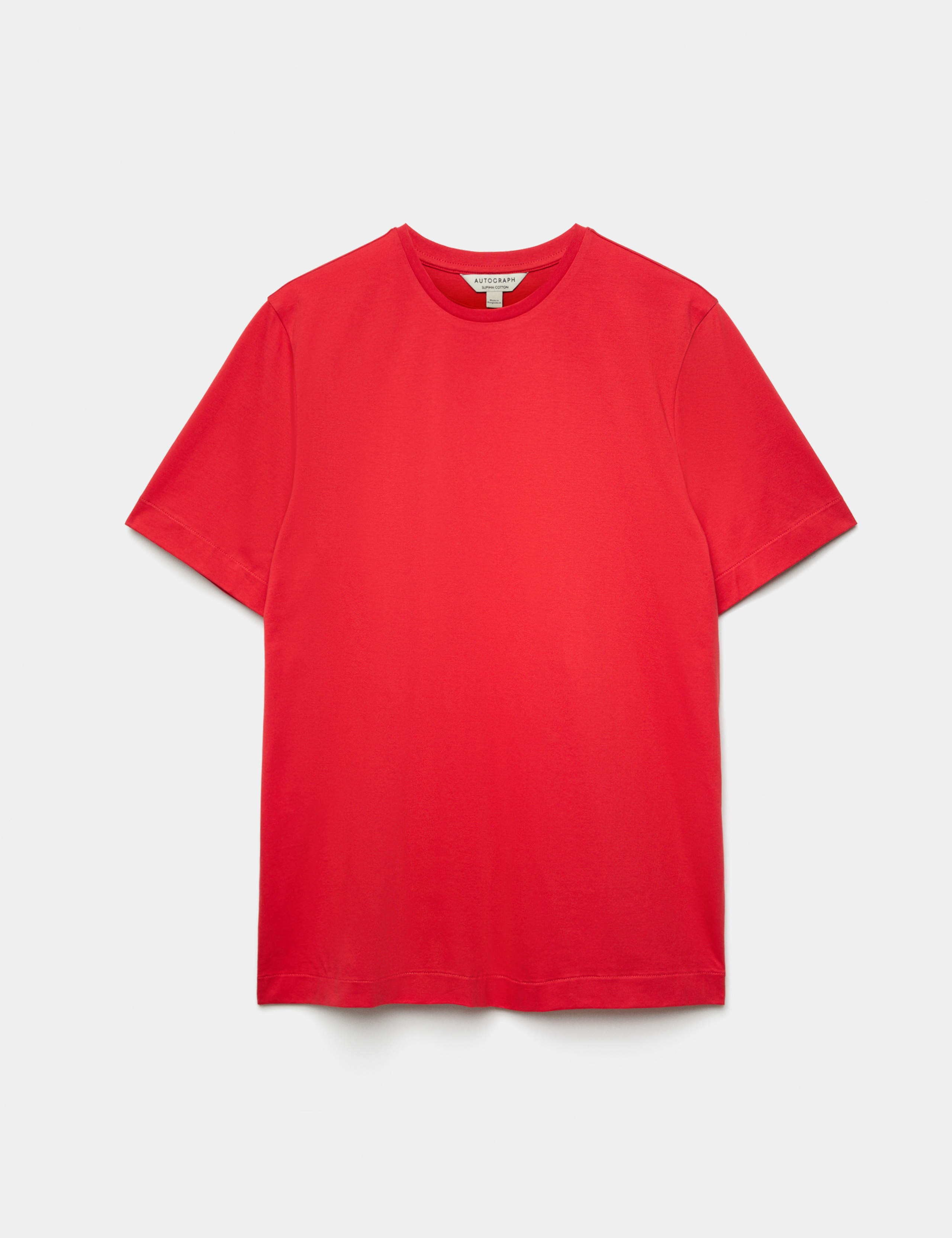 Pure Supima® Cotton Performance Crew Neck T-shirt 2 of 7