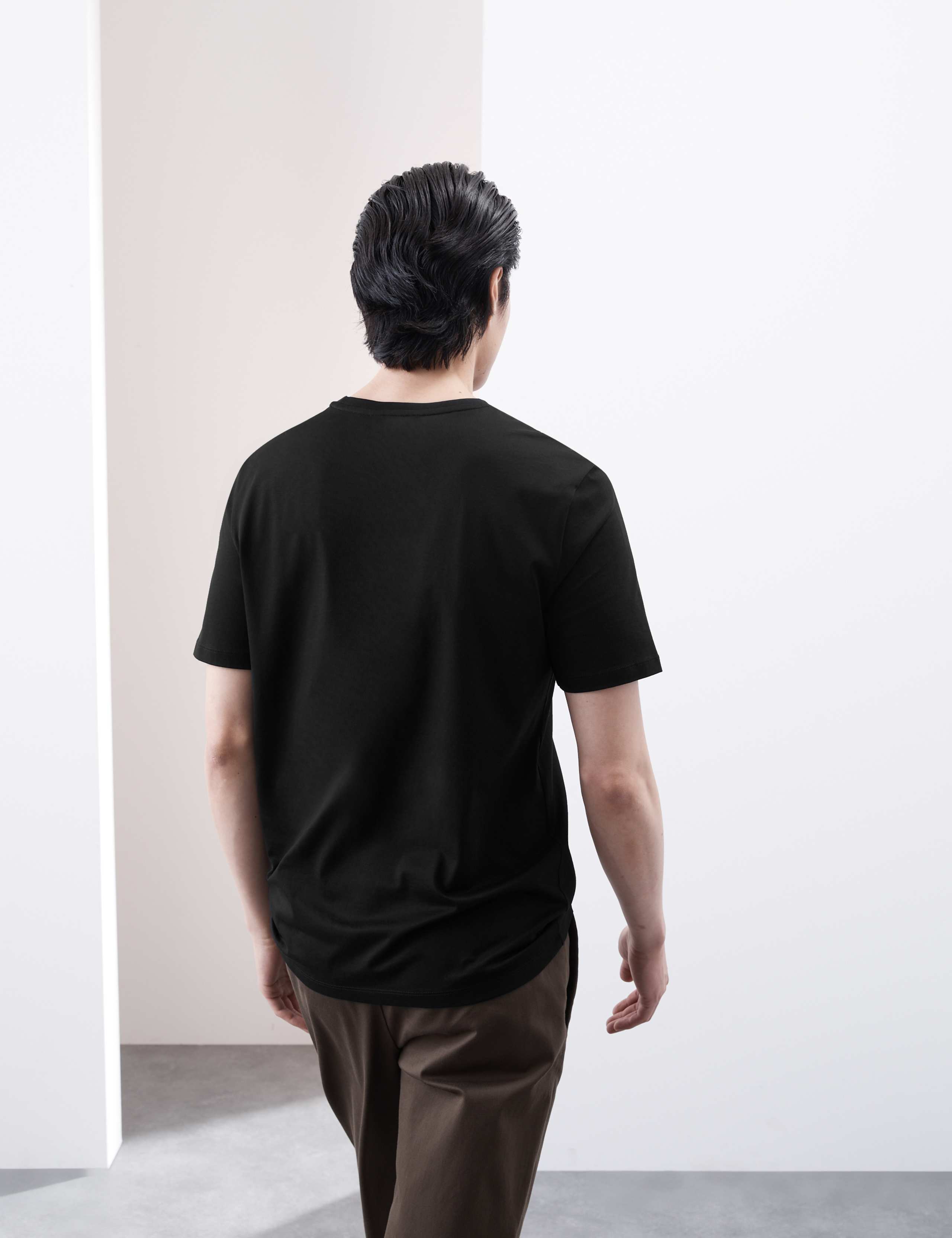 Pure Supima® Cotton Crew Neck T-shirt 5 of 5