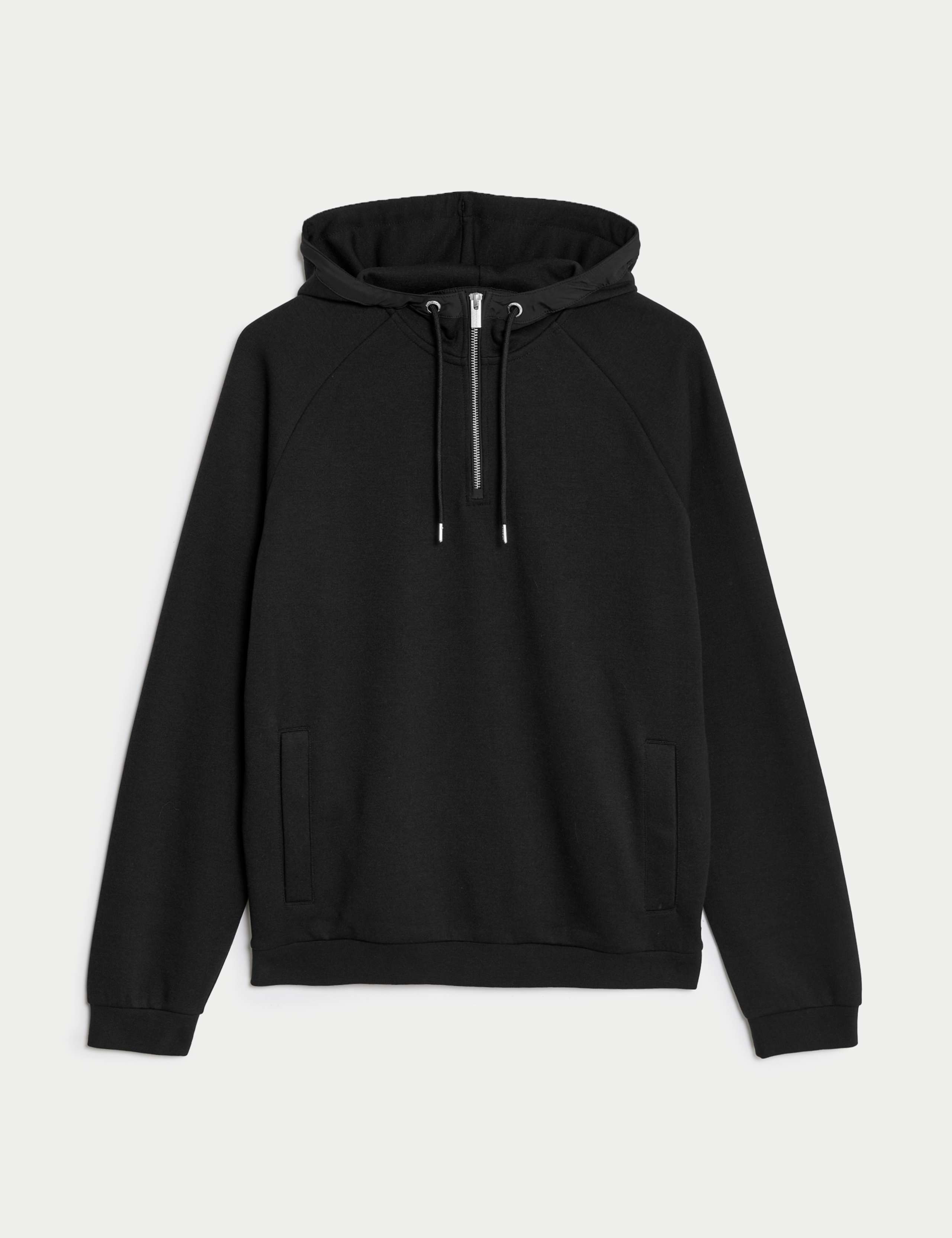 Cotton Blend Half Zip Hoodie 2 of 7