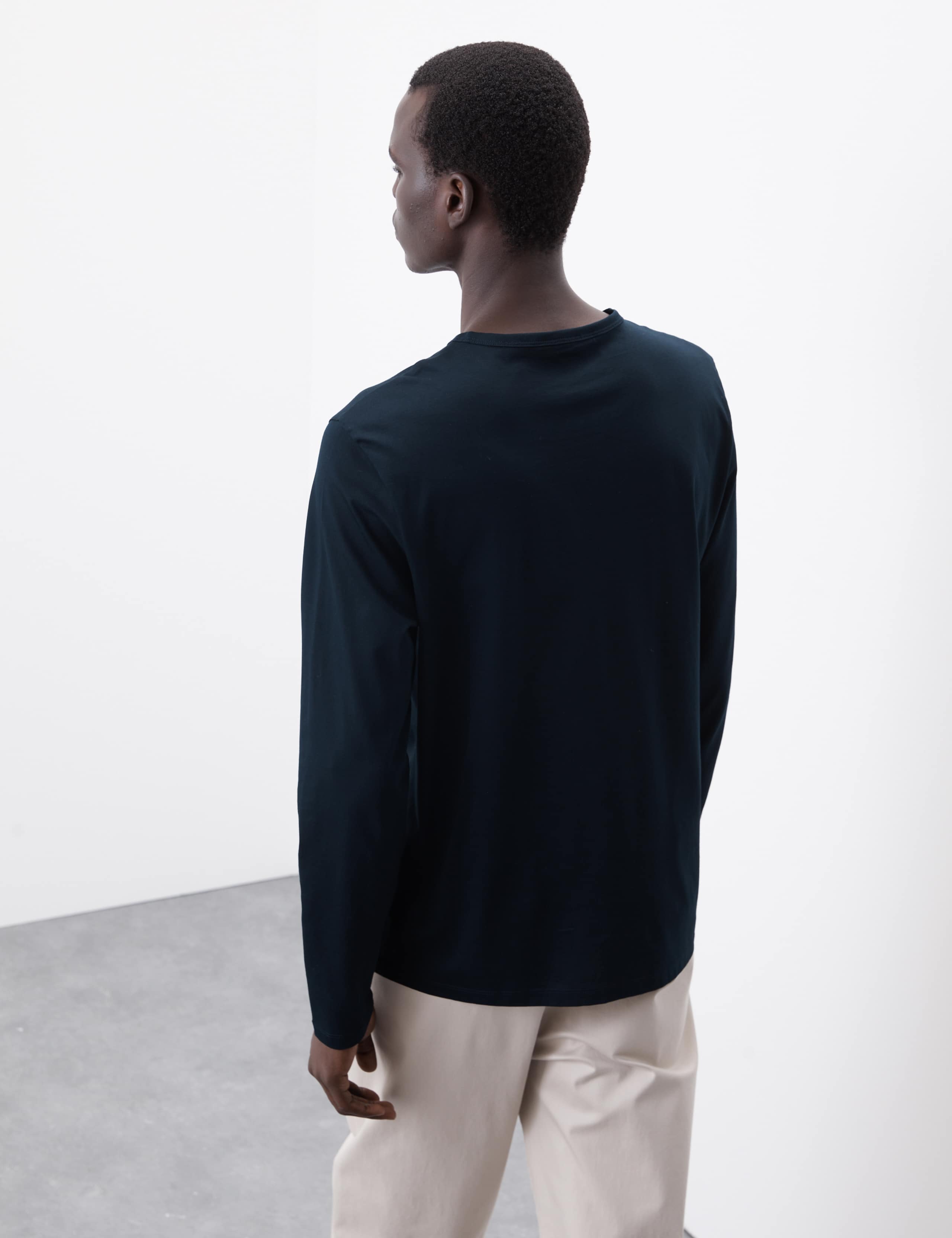 Pure Supima® Cotton Long Sleeve T-Shirt 7 of 7