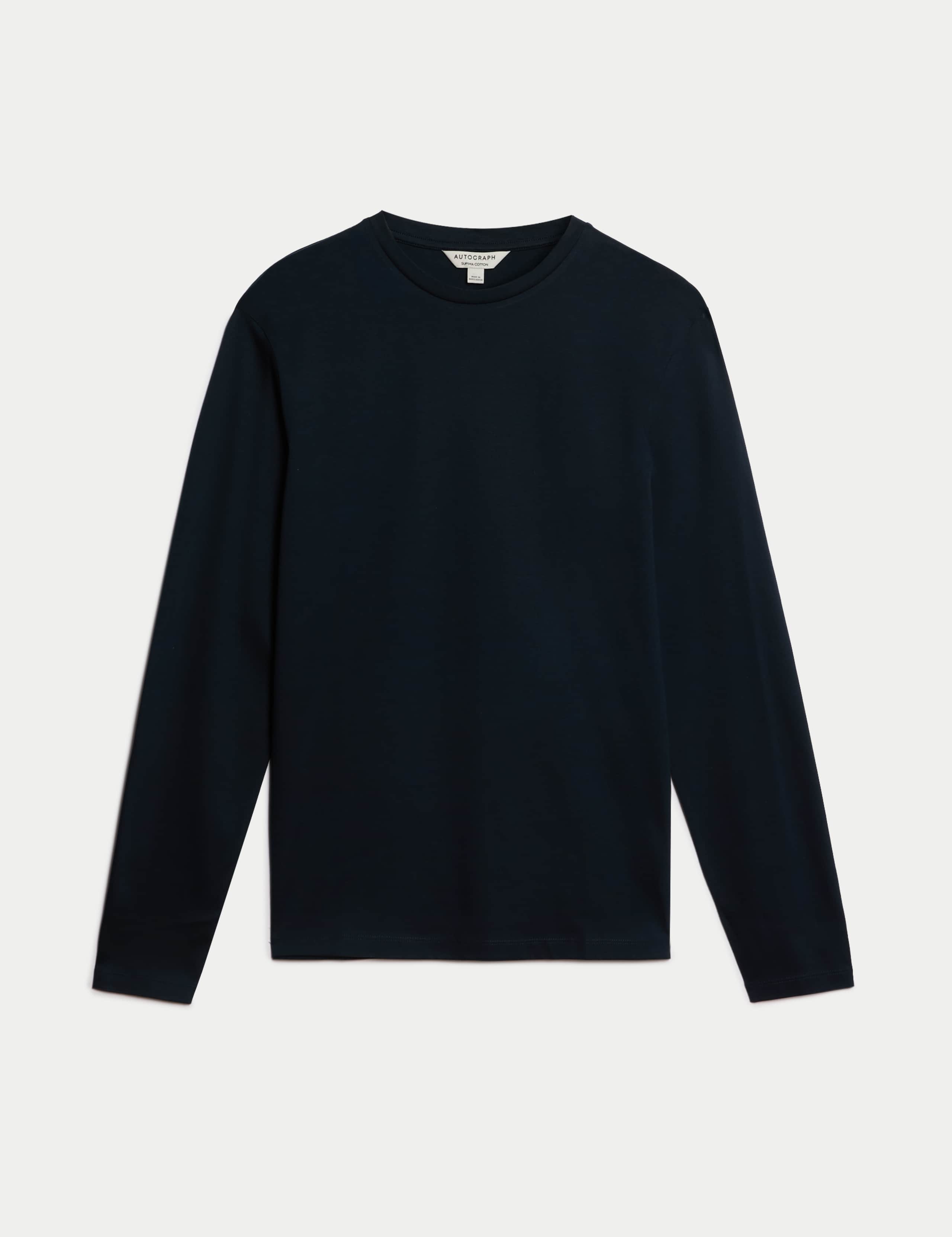 Pure Supima® Cotton Long Sleeve T-Shirt 2 of 7