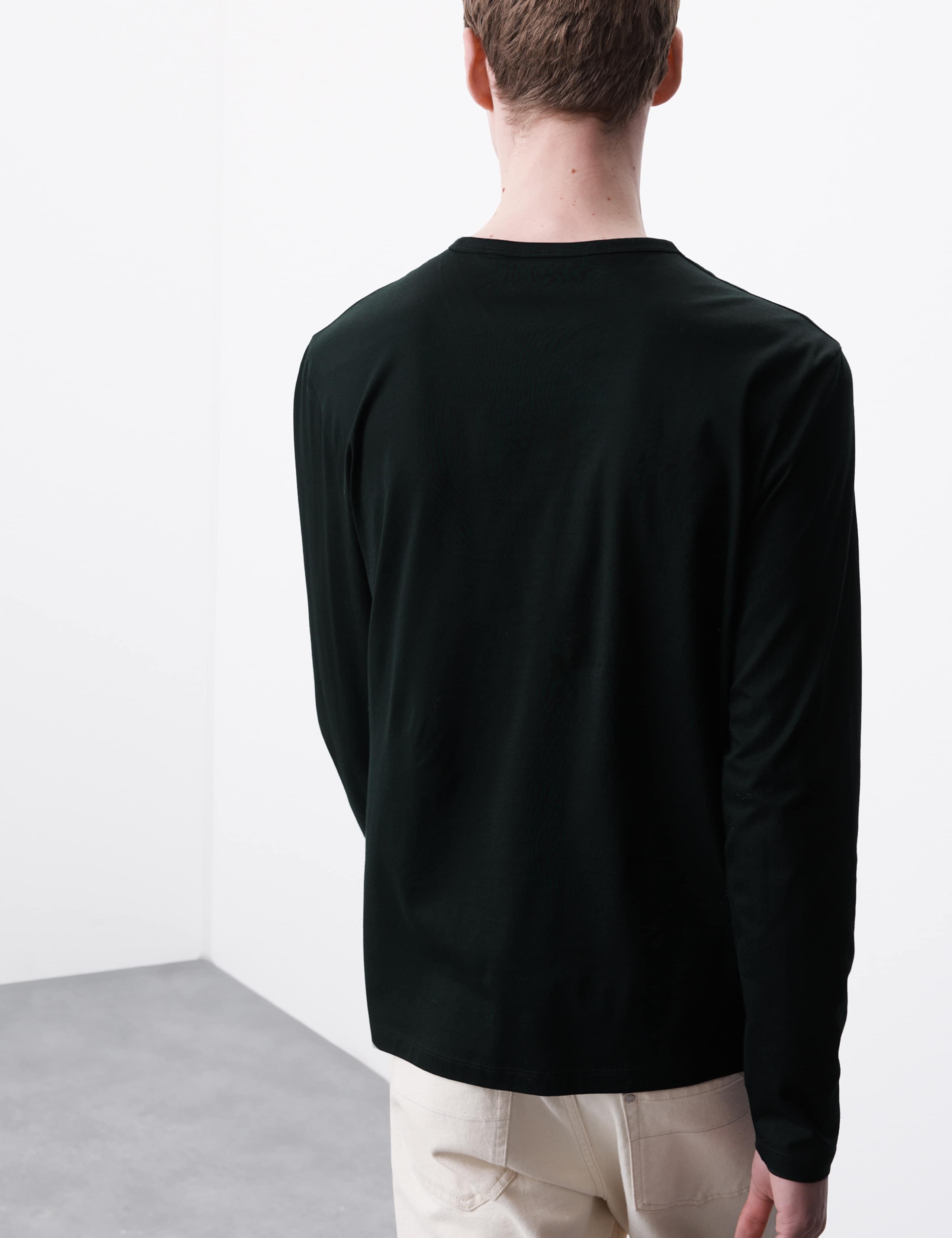 Pure Supima® Cotton Long Sleeve T-Shirt 3 of 7