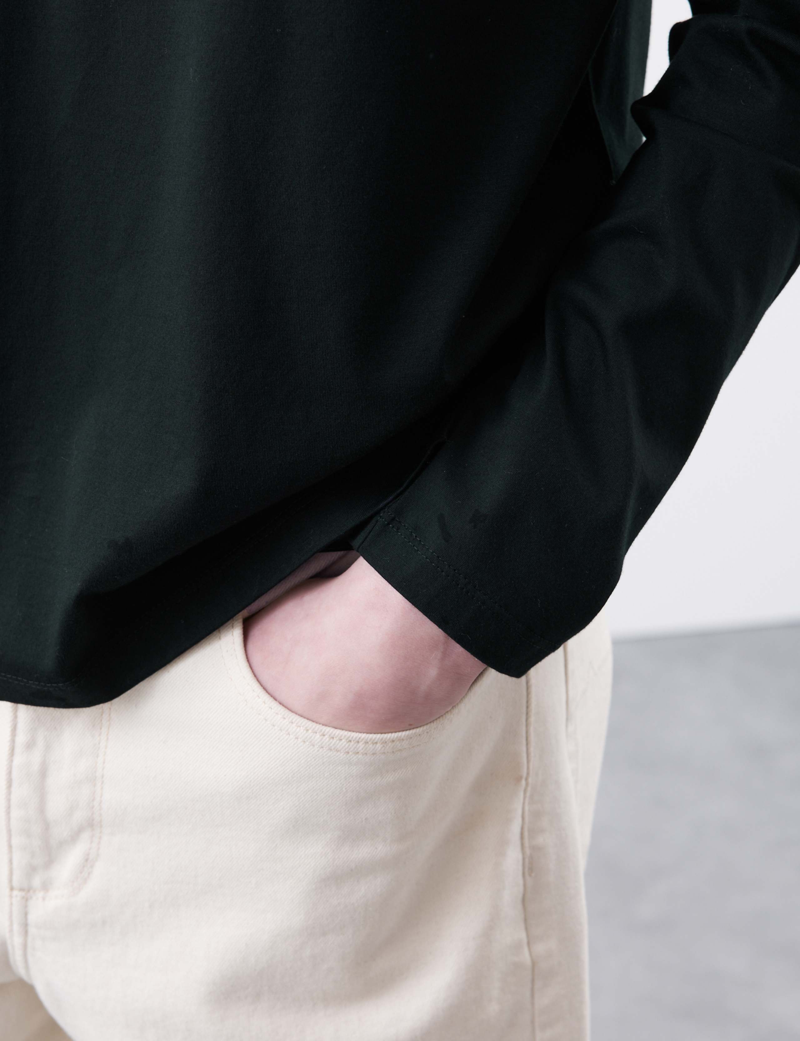 Pure Supima® Cotton Long Sleeve T-Shirt 5 of 7