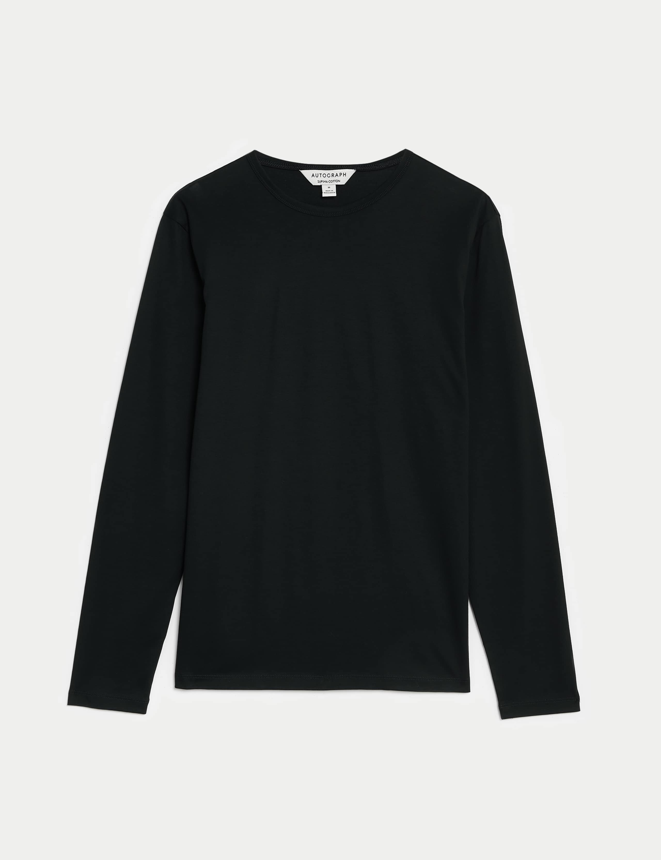 Pure Supima® Cotton Long Sleeve T-Shirt 2 of 7