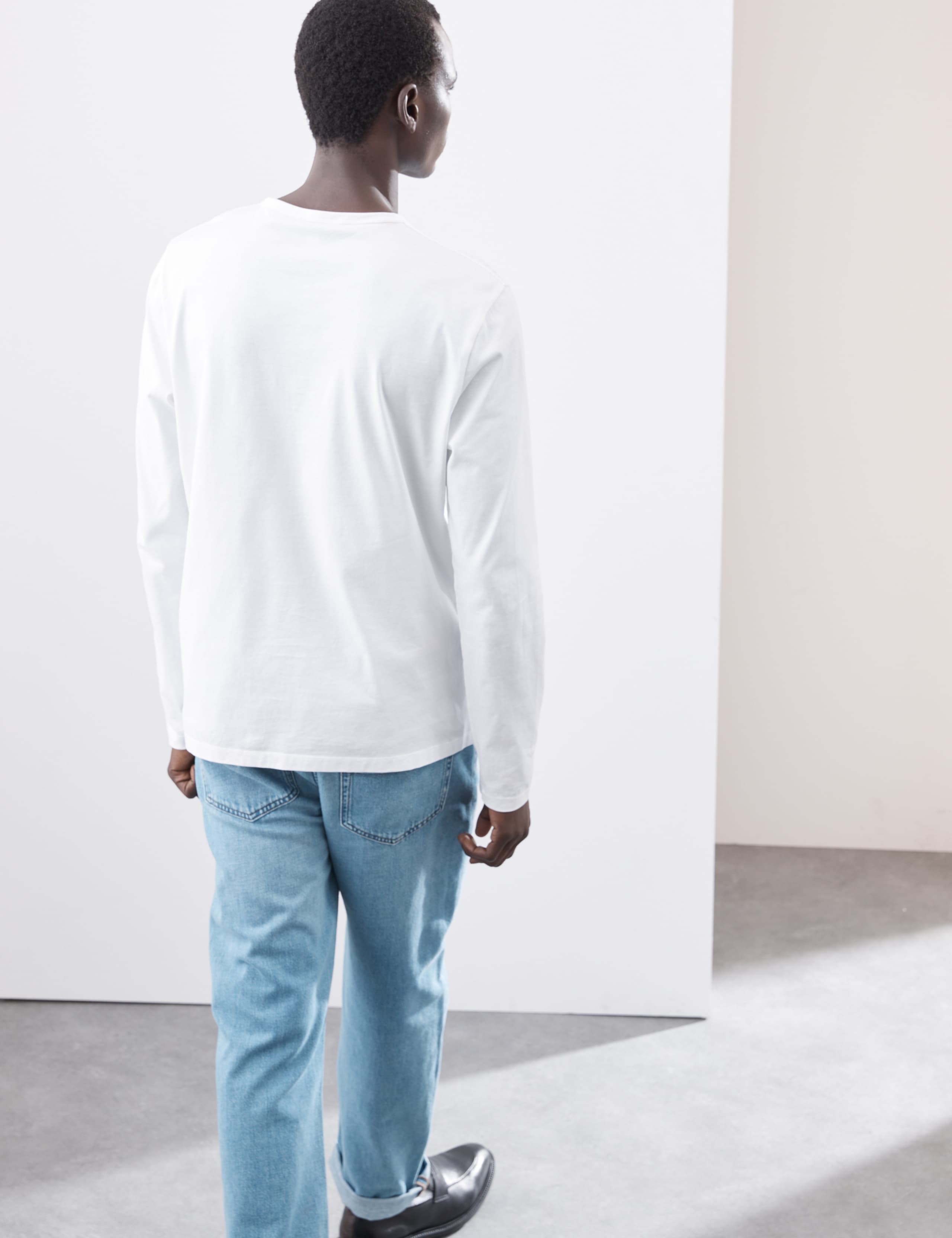 Pure Supima® Cotton Long Sleeve T-Shirt 4 of 7