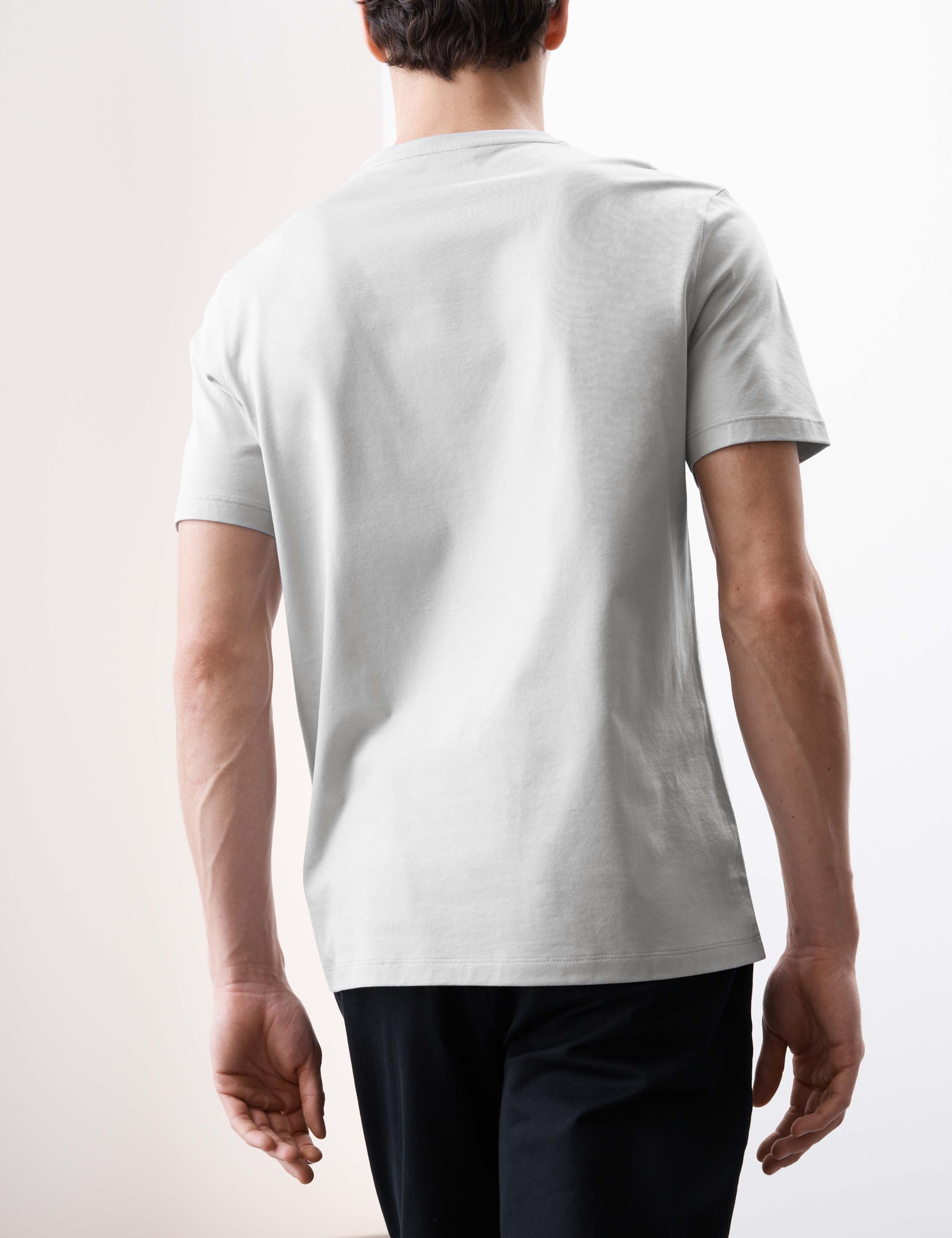 Pure Supima® Cotton V-Neck T-Shirt 6 of 6
