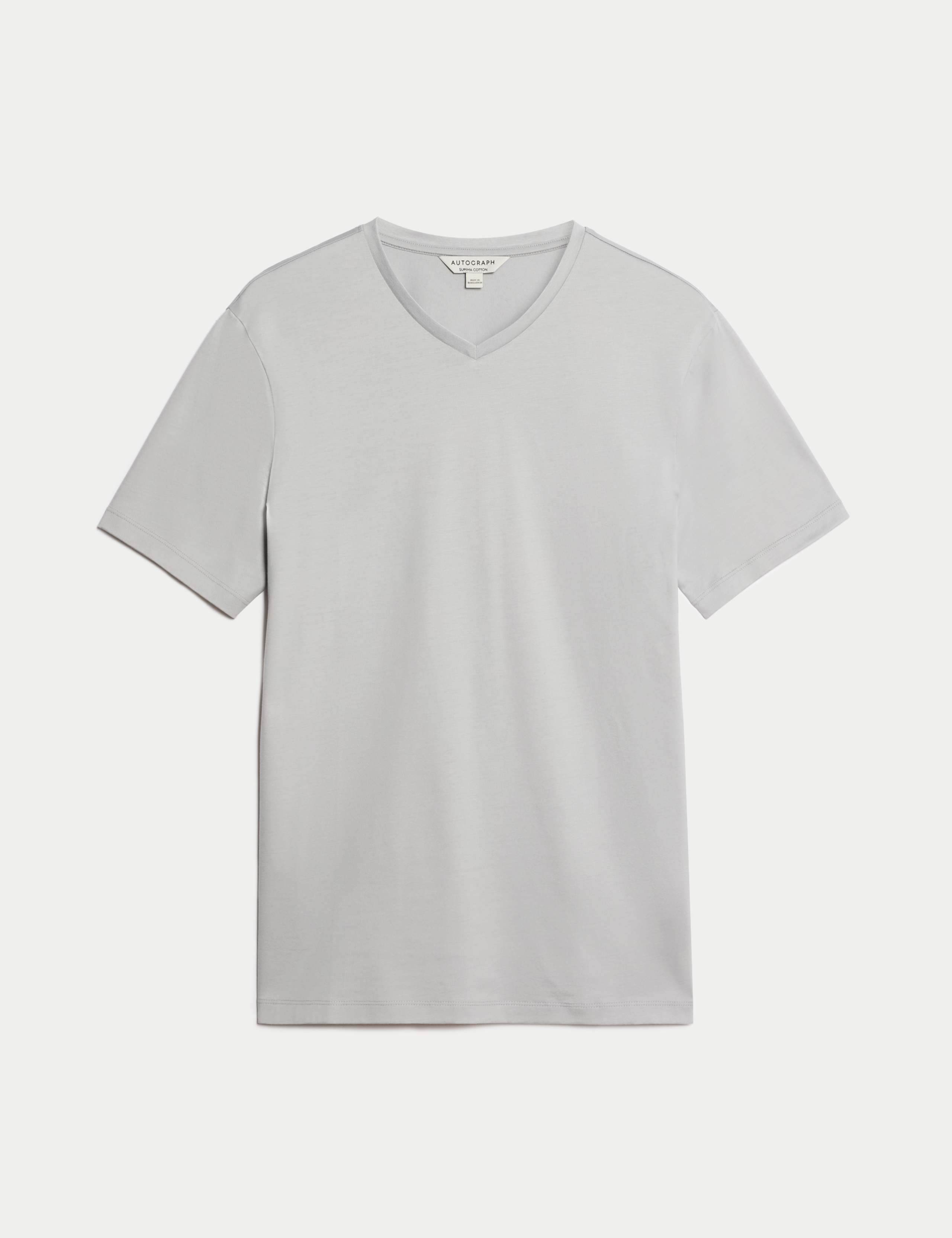 Pure Supima® Cotton V-Neck T-Shirt 2 of 6