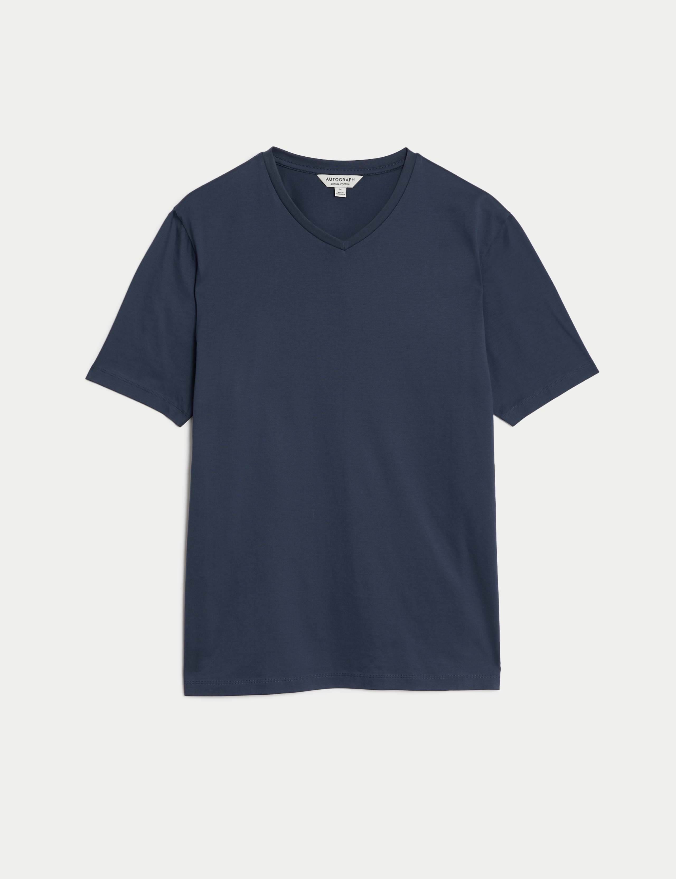Pure Supima® Cotton V-Neck T-Shirt 1 of 1