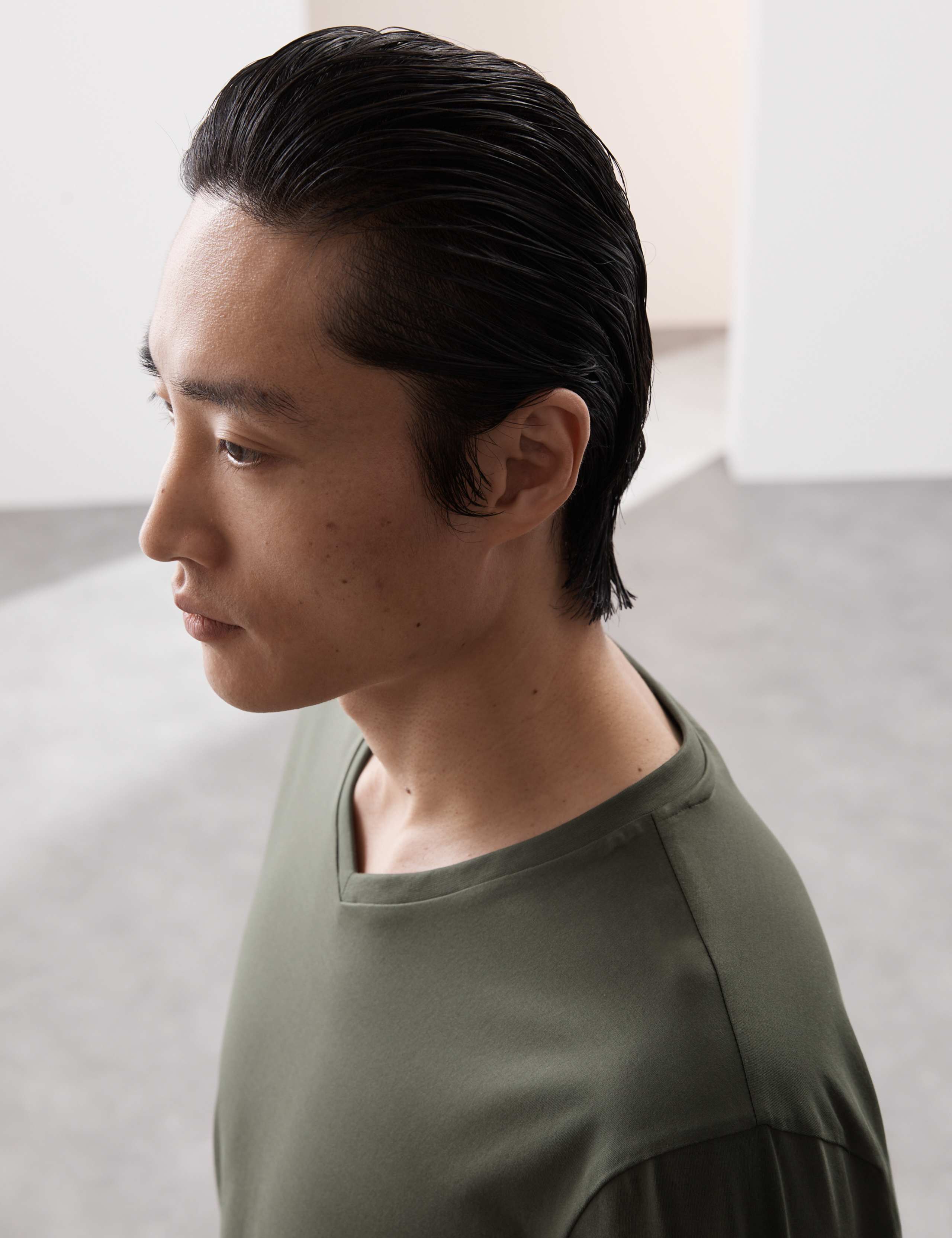 Pure Supima® Cotton V-Neck T-Shirt 5 of 7