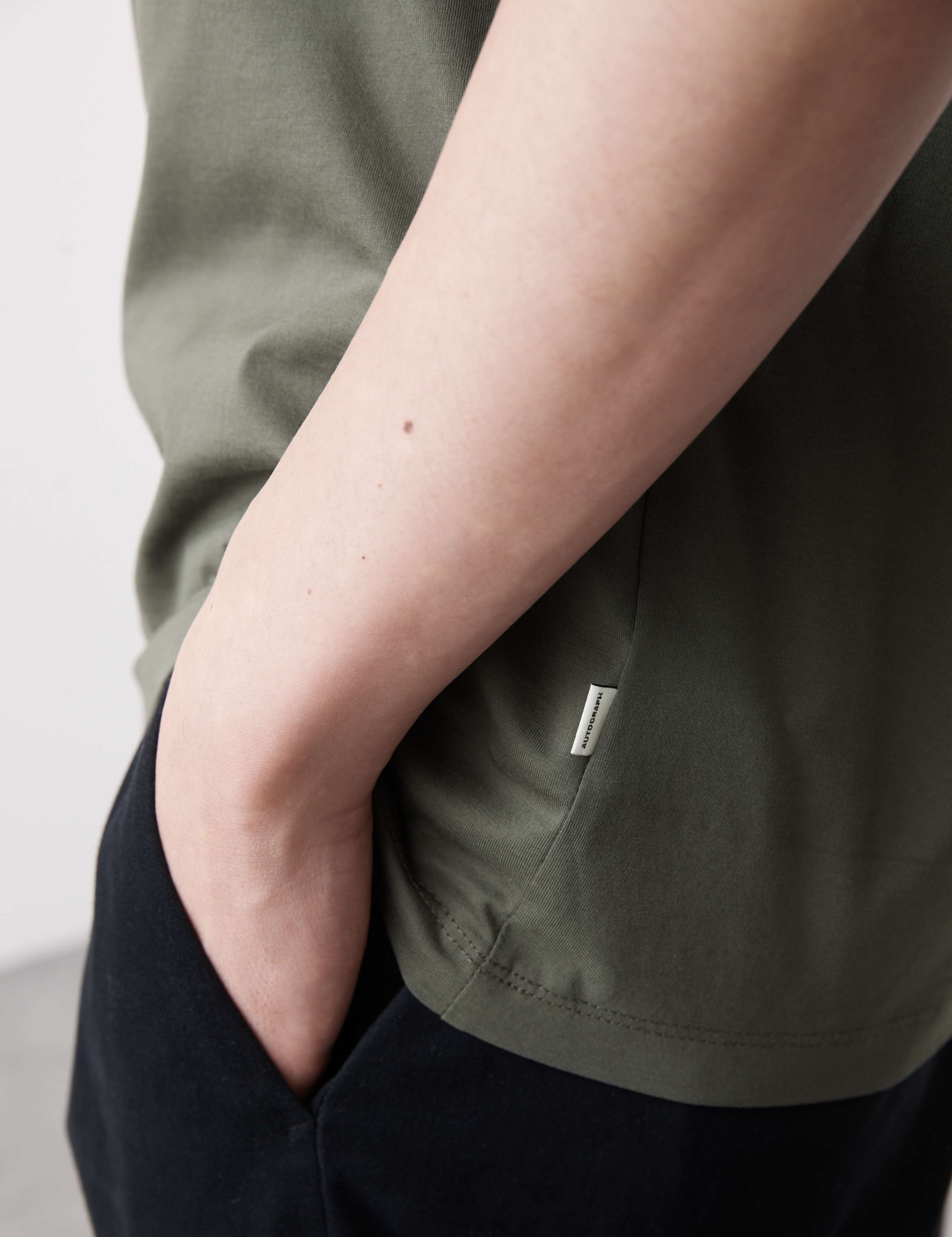 Pure Supima® Cotton V-Neck T-Shirt 6 of 7