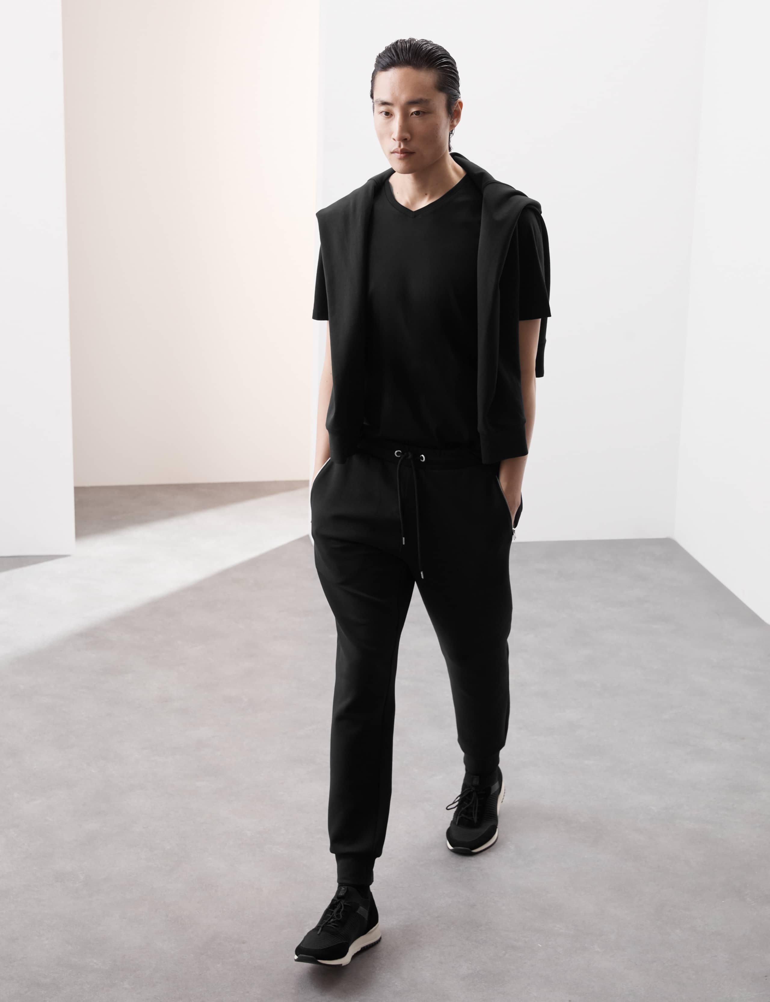 Pure Supima® Cotton V-Neck T-Shirt 3 of 7