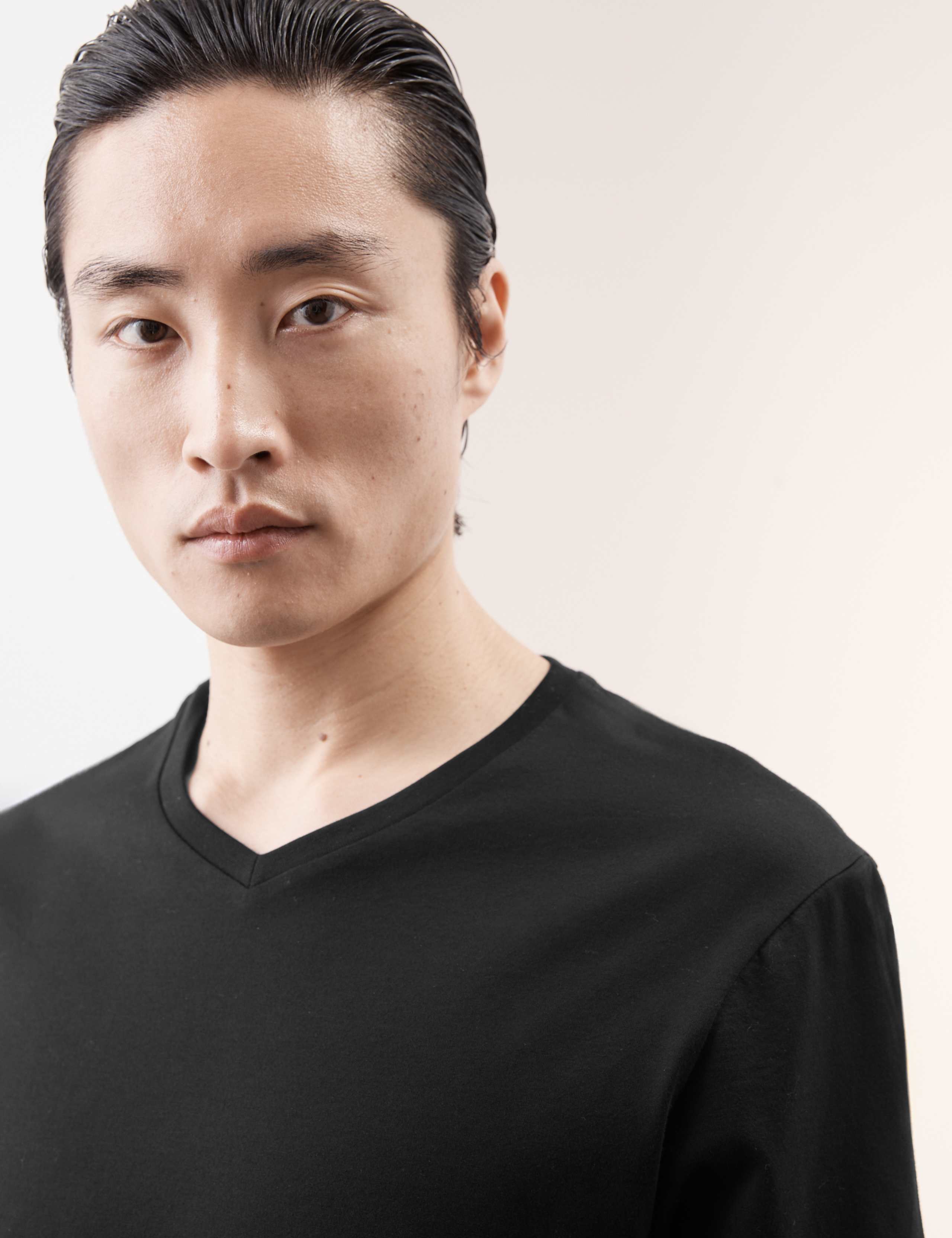 Pure Supima® Cotton V-Neck T-Shirt 4 of 7