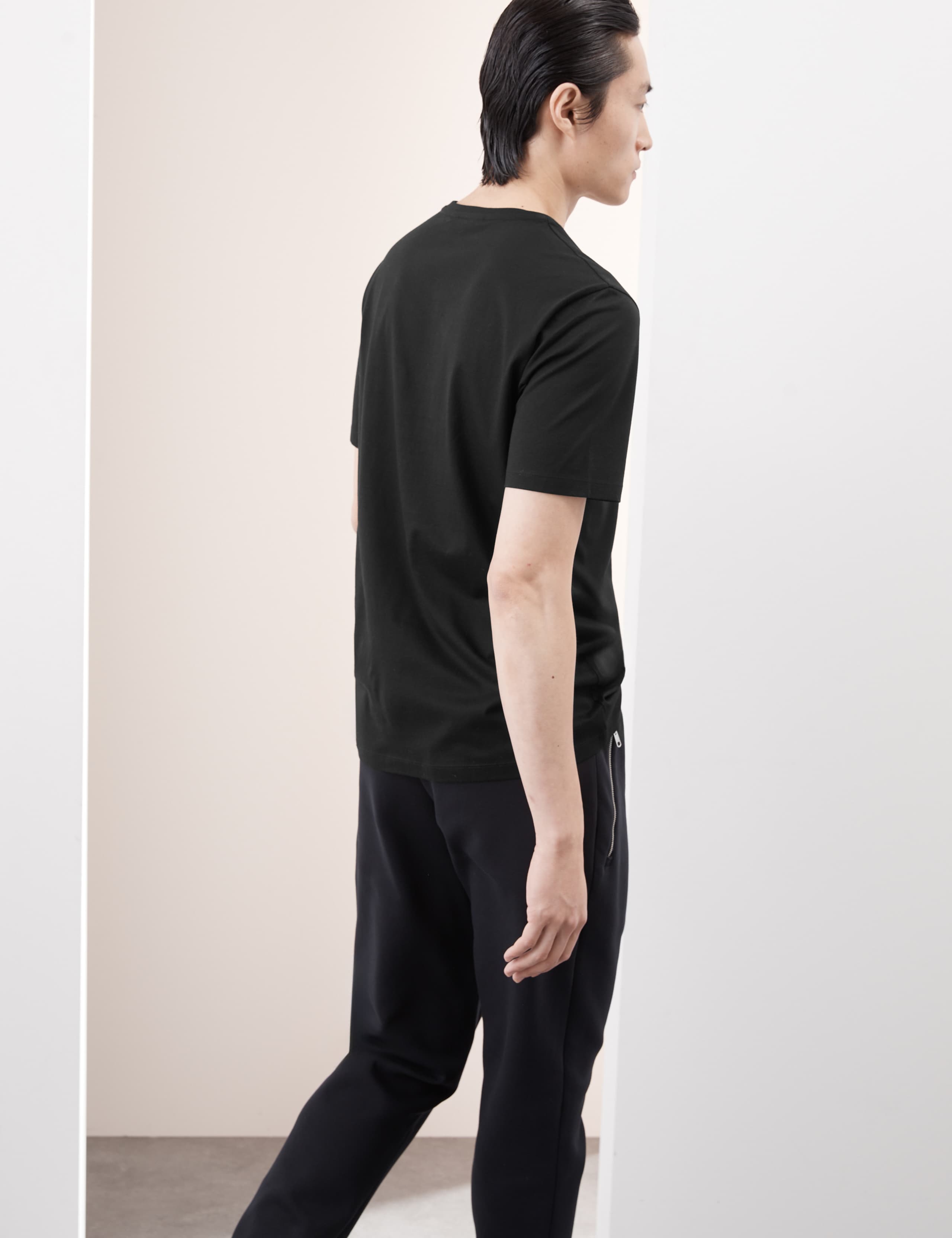 Pure Supima® Cotton V-Neck T-Shirt 5 of 7