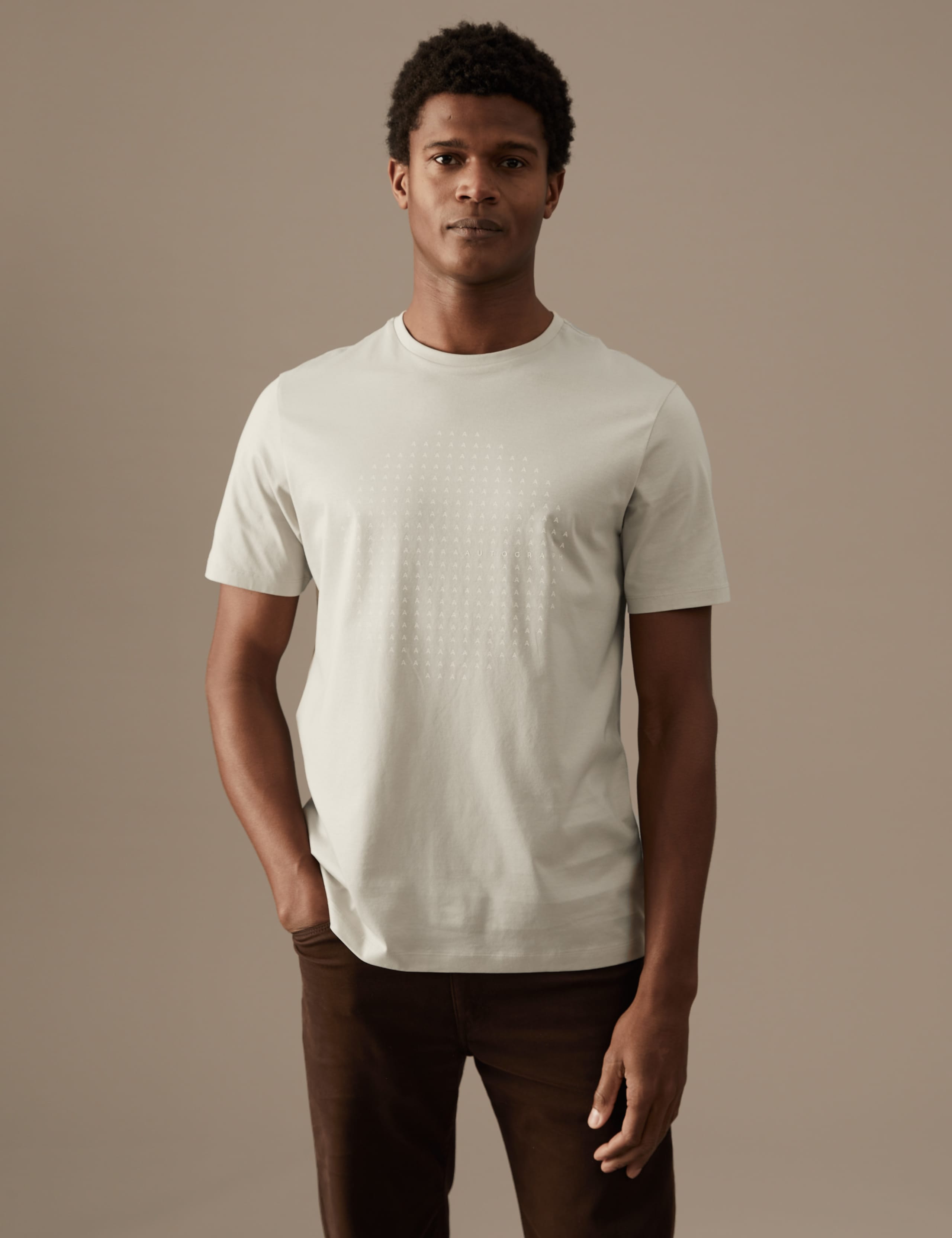 Pure Supima® Cotton Graphic T-Shirt 1 of 5