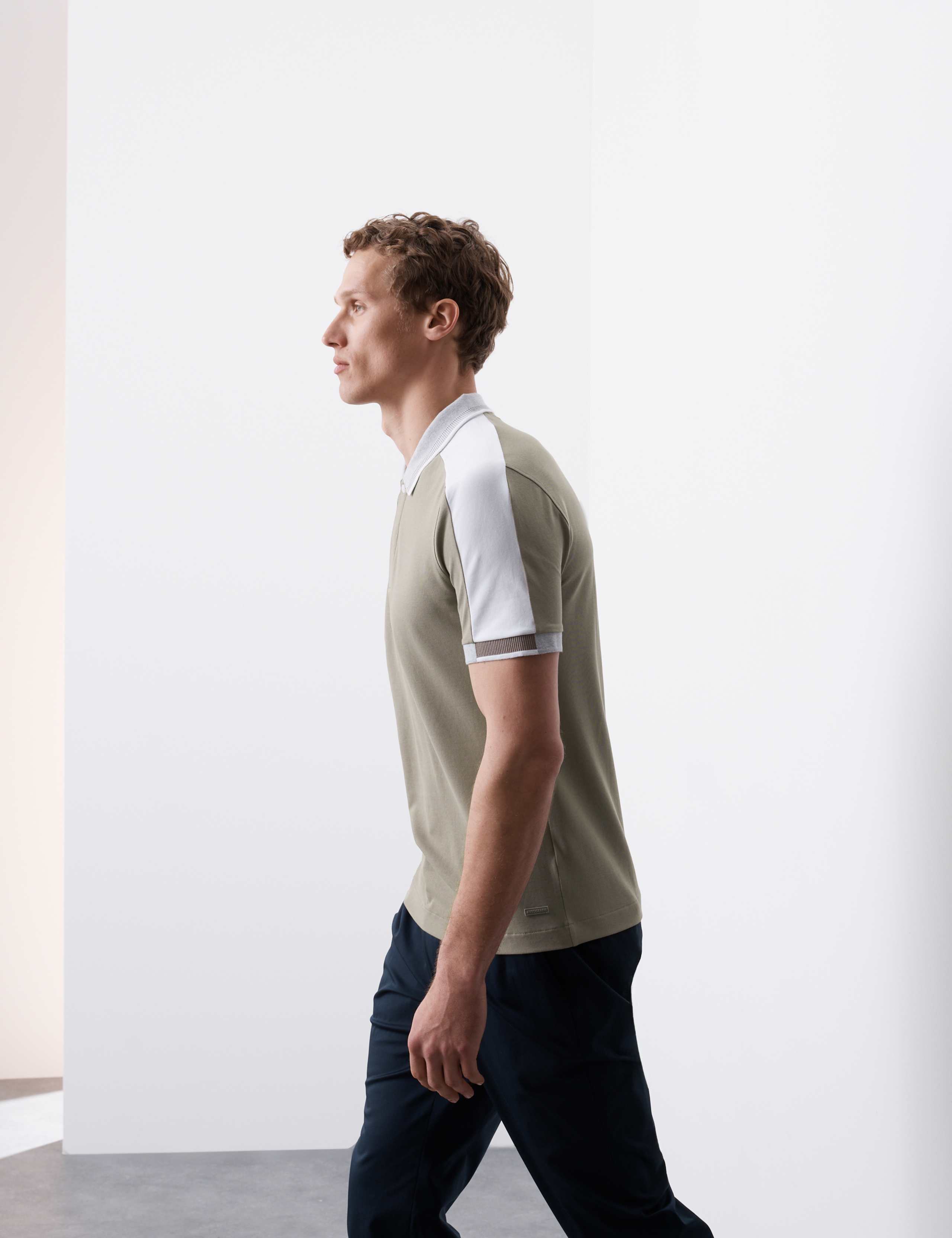 Cotton Blend Micro Pique Polo Shirt 4 of 7