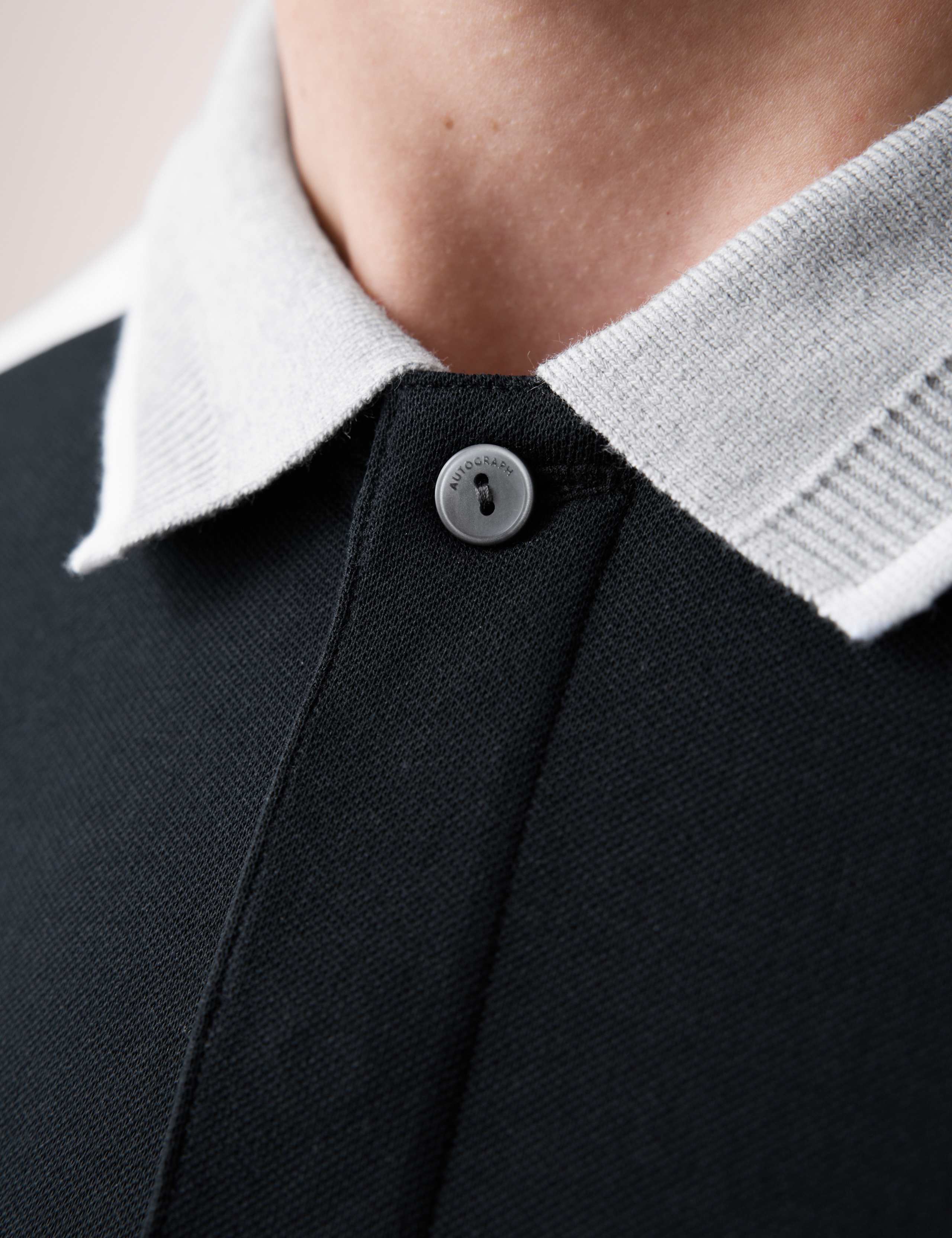 Cotton Blend Micro Pique Polo Shirt 6 of 7
