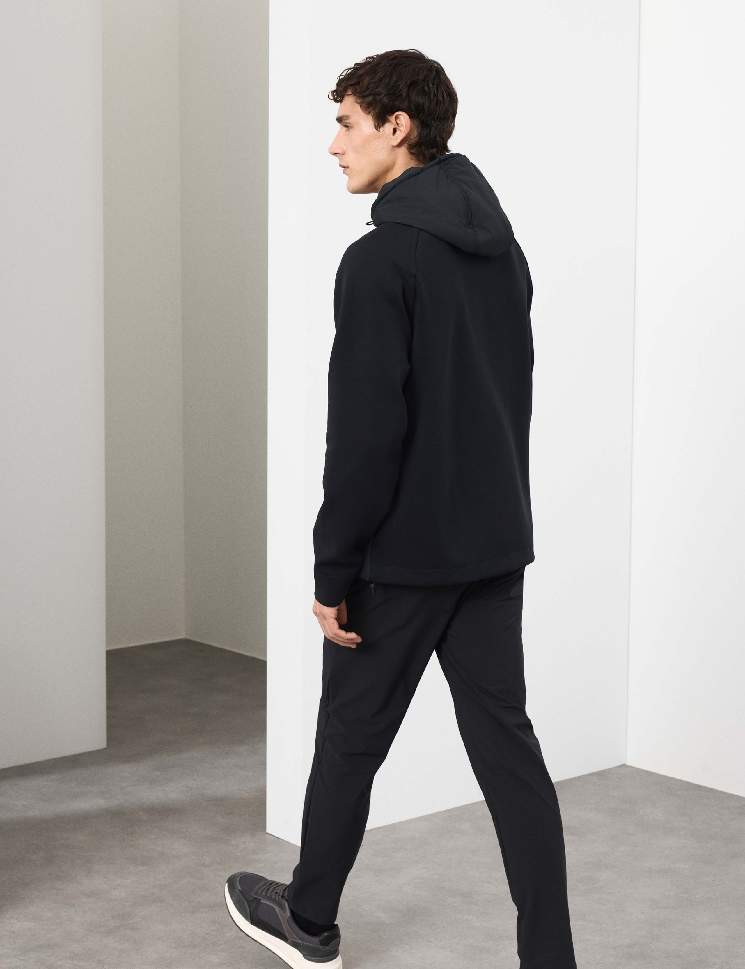 Cotton Rich Raglan Hybrid Hooded Jacket 5 of 7