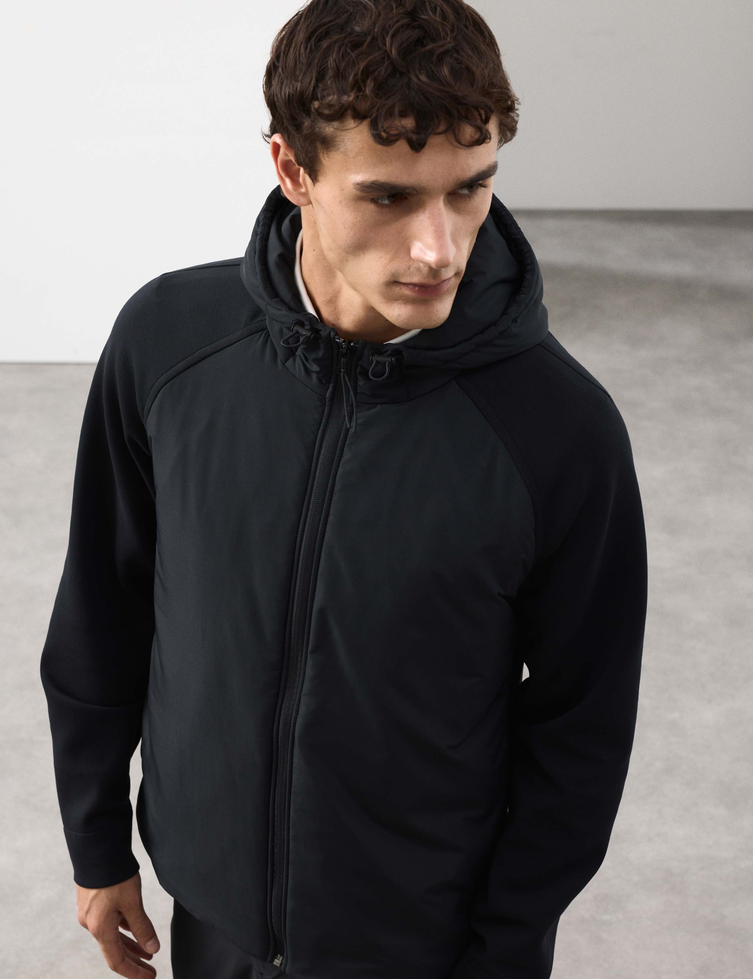 Cotton Rich Raglan Hybrid Hooded Jacket 6 of 7