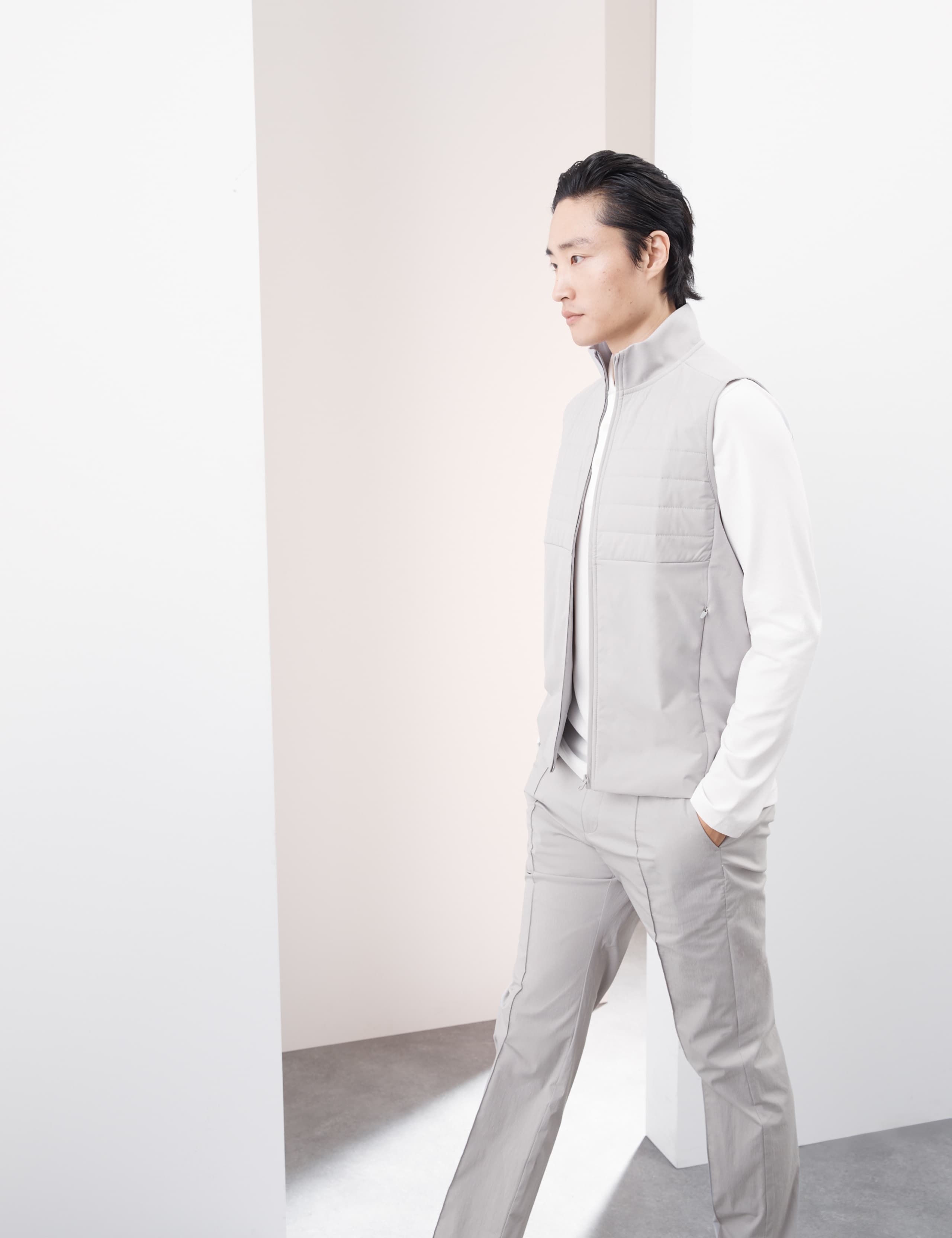 Funnel Neck Quilted Gilet 3 of 6