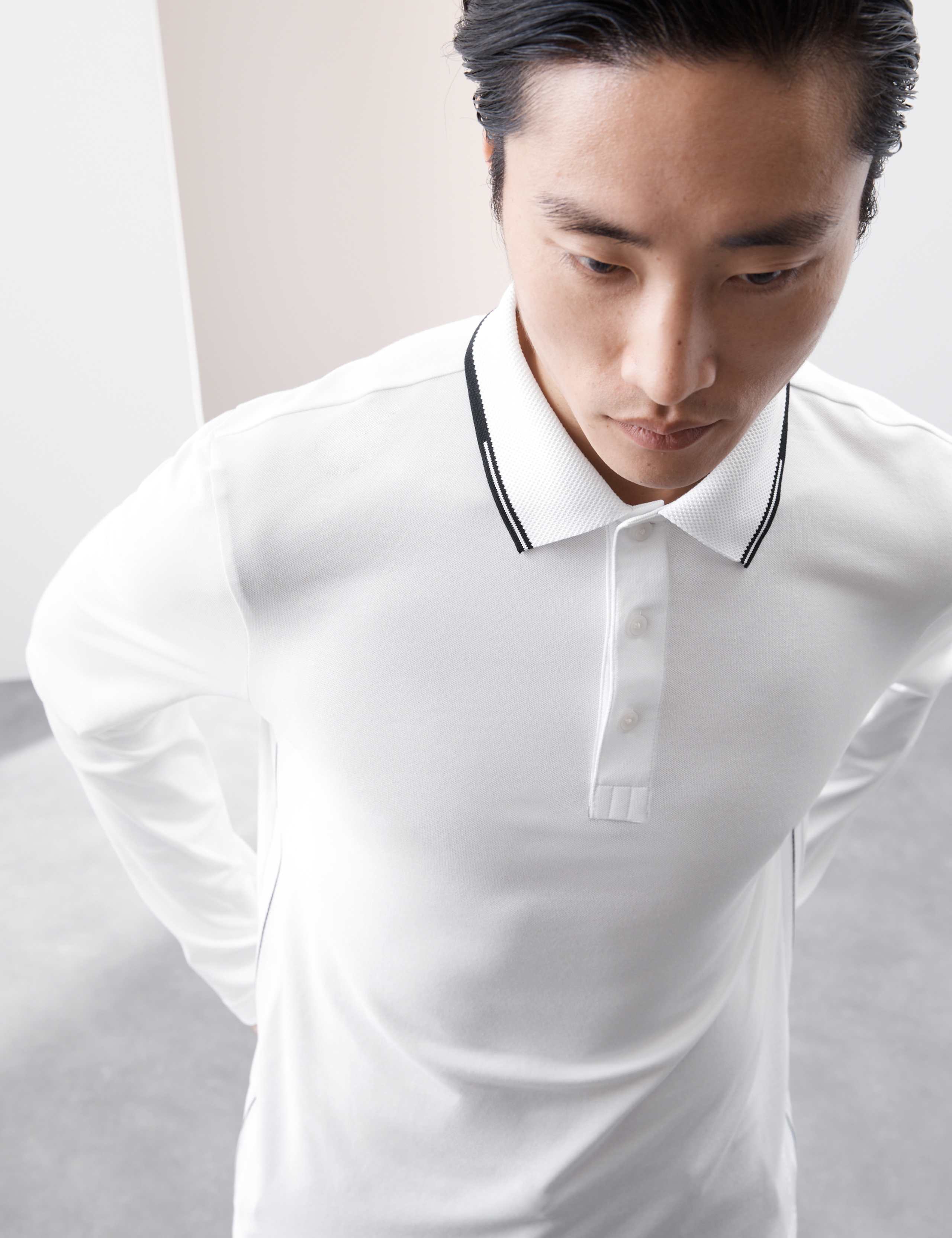 Cotton Rich Tipped Polo Shirt 6 of 7