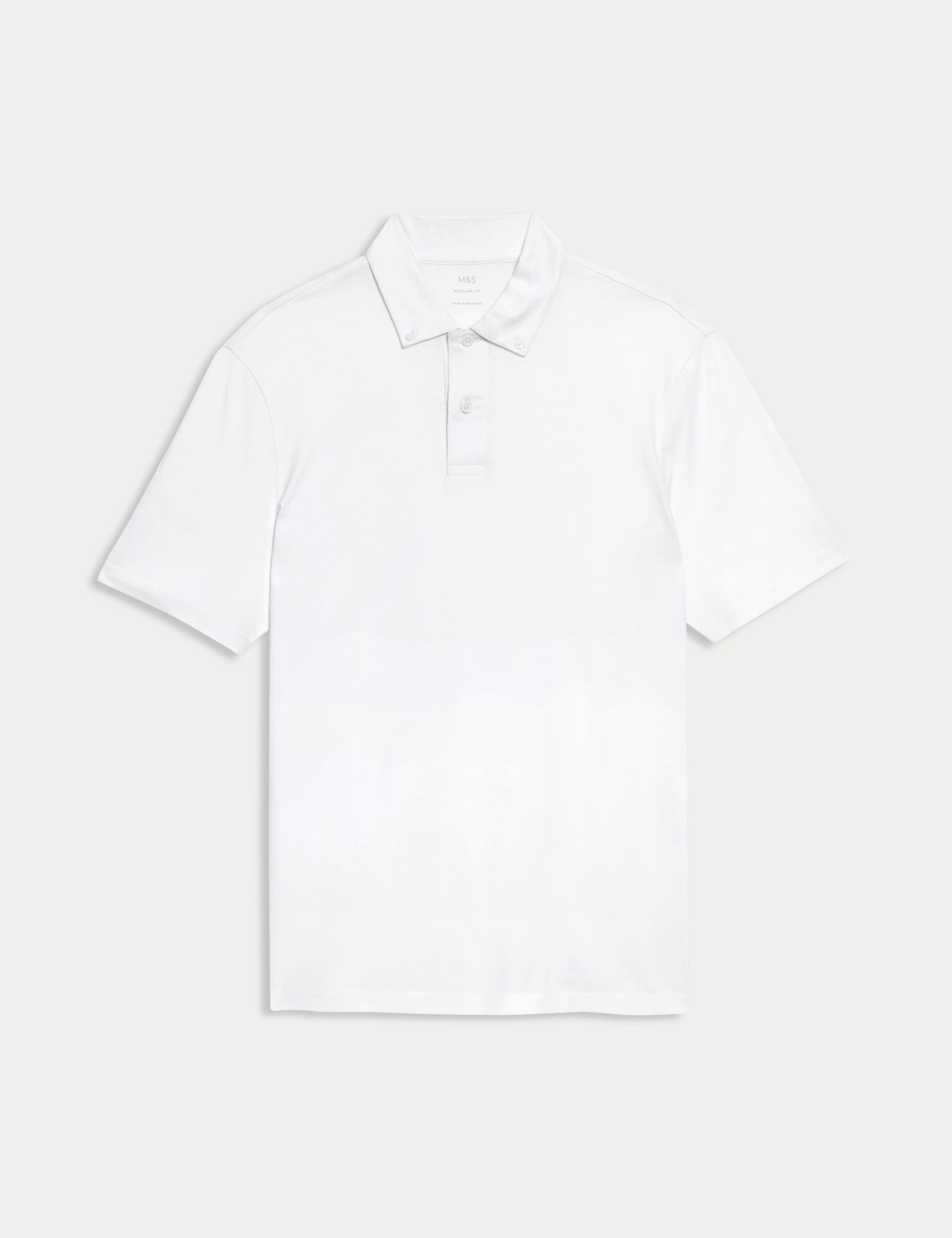 Pure Cotton Jersey Polo Shirt 2 of 5