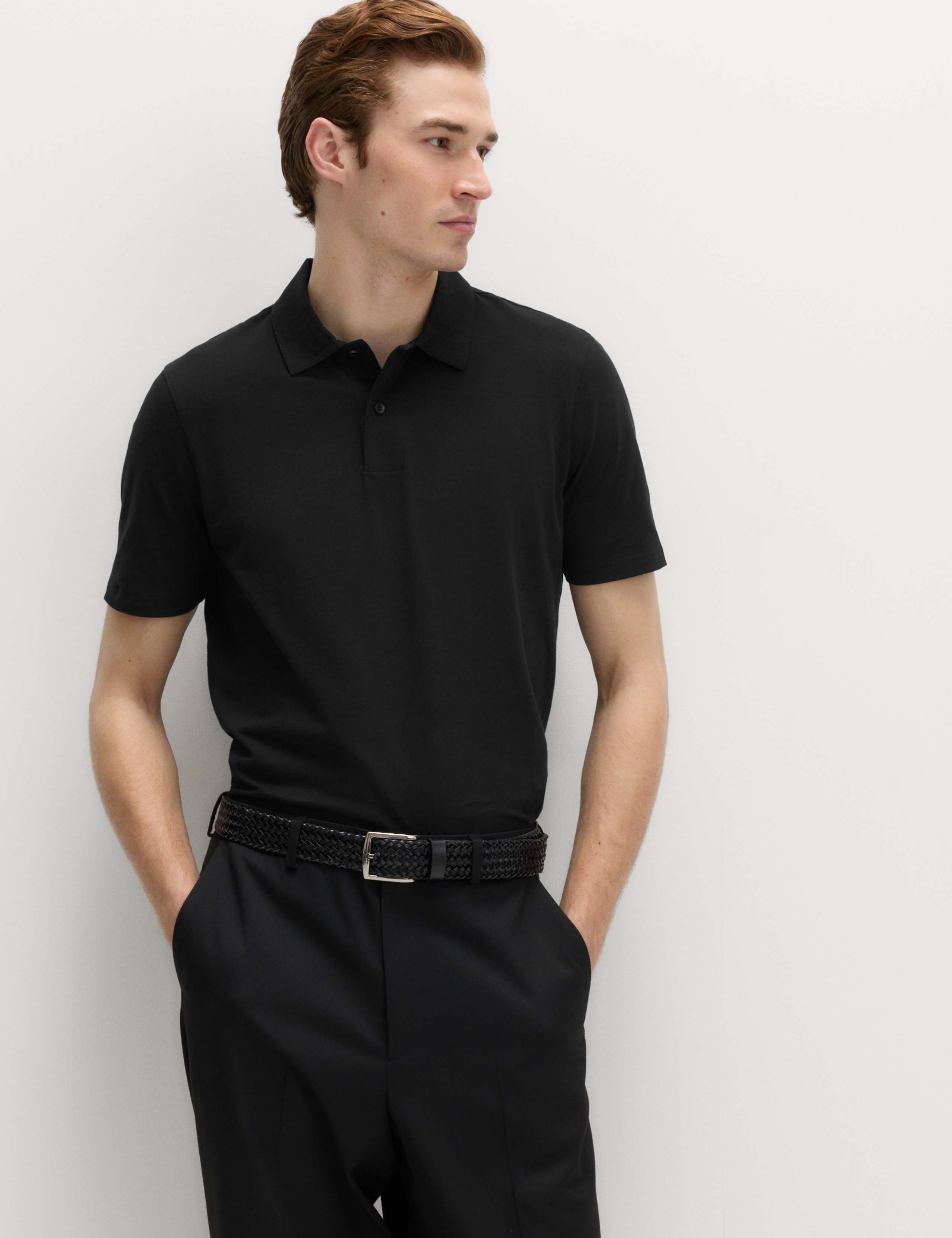 Pure Cotton Jersey Polo Shirt 1 of 6