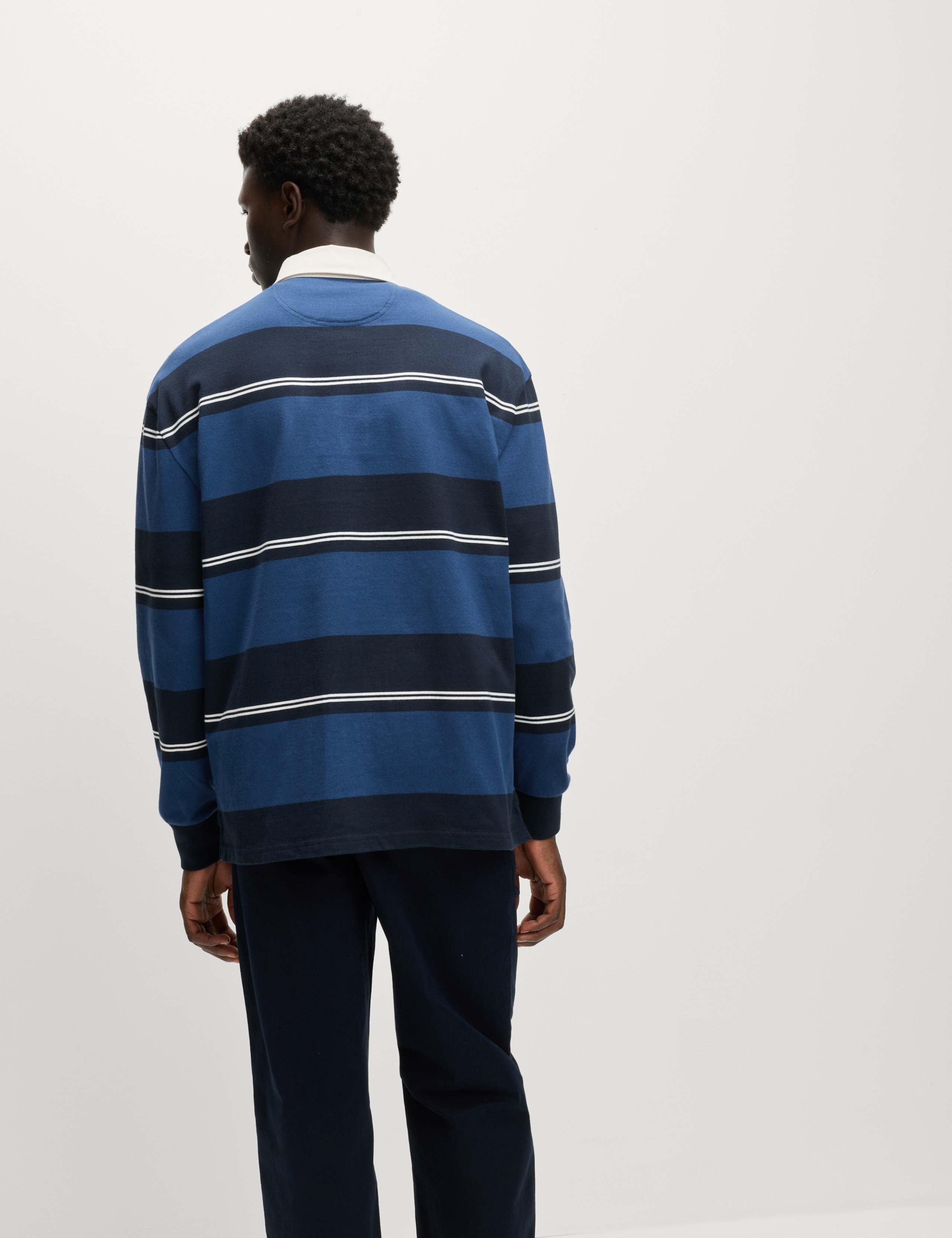 Pure Cotton Striped Rugby Shirt 5 of 5