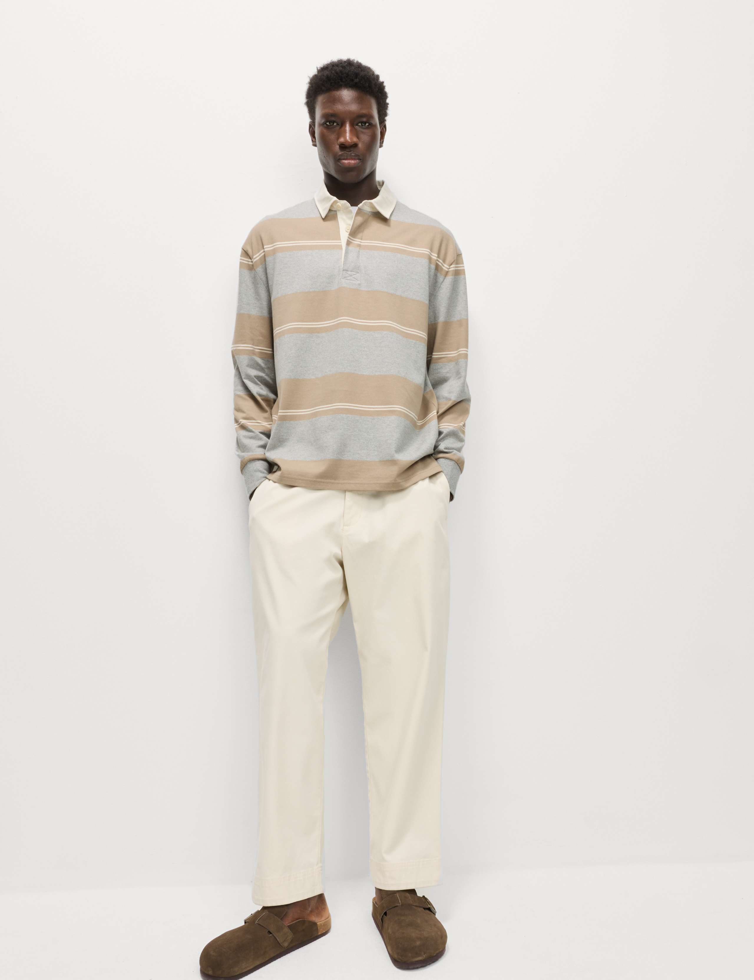 Pure Cotton Striped Rugby Shirt 4 of 6