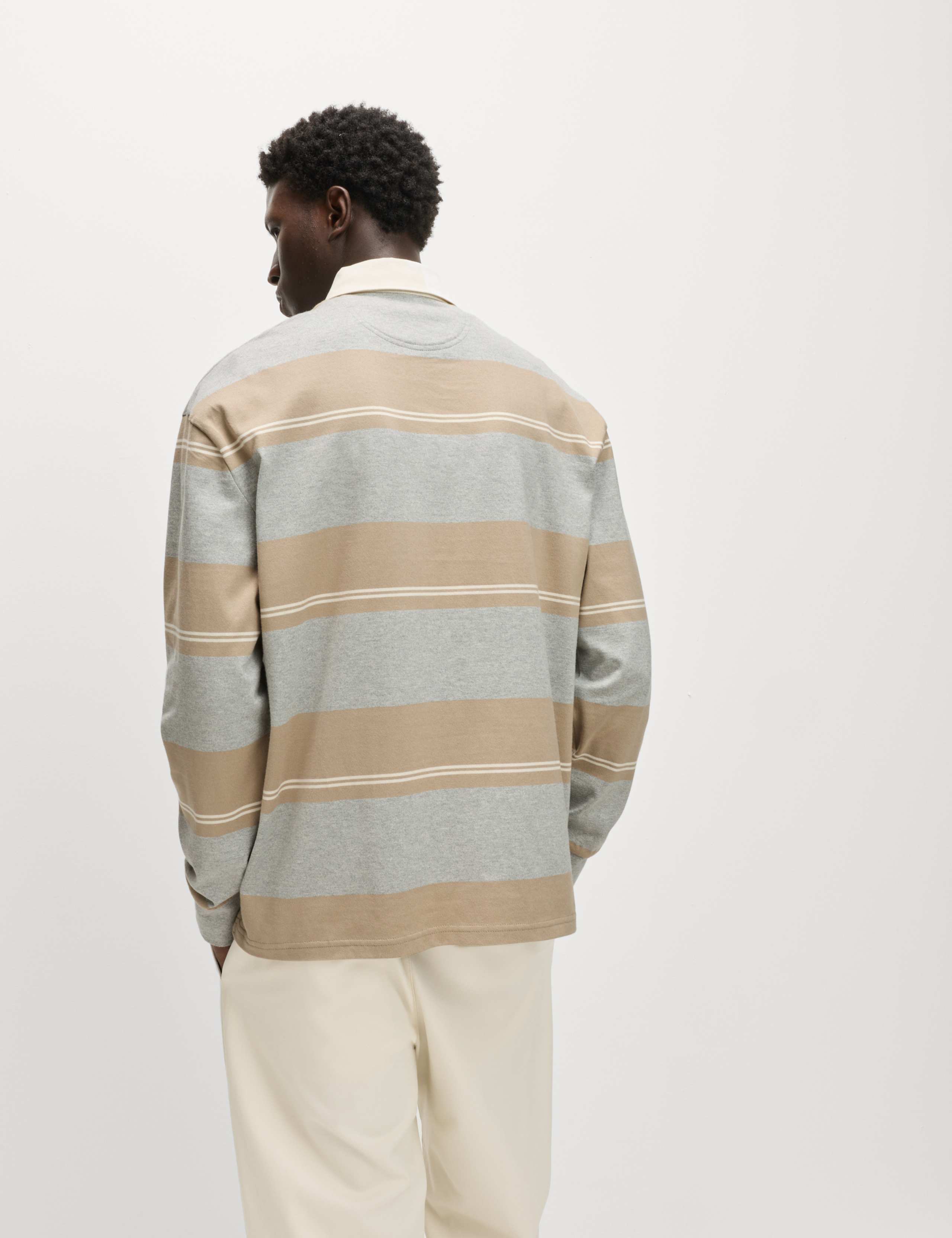 Pure Cotton Striped Rugby Shirt 6 of 6