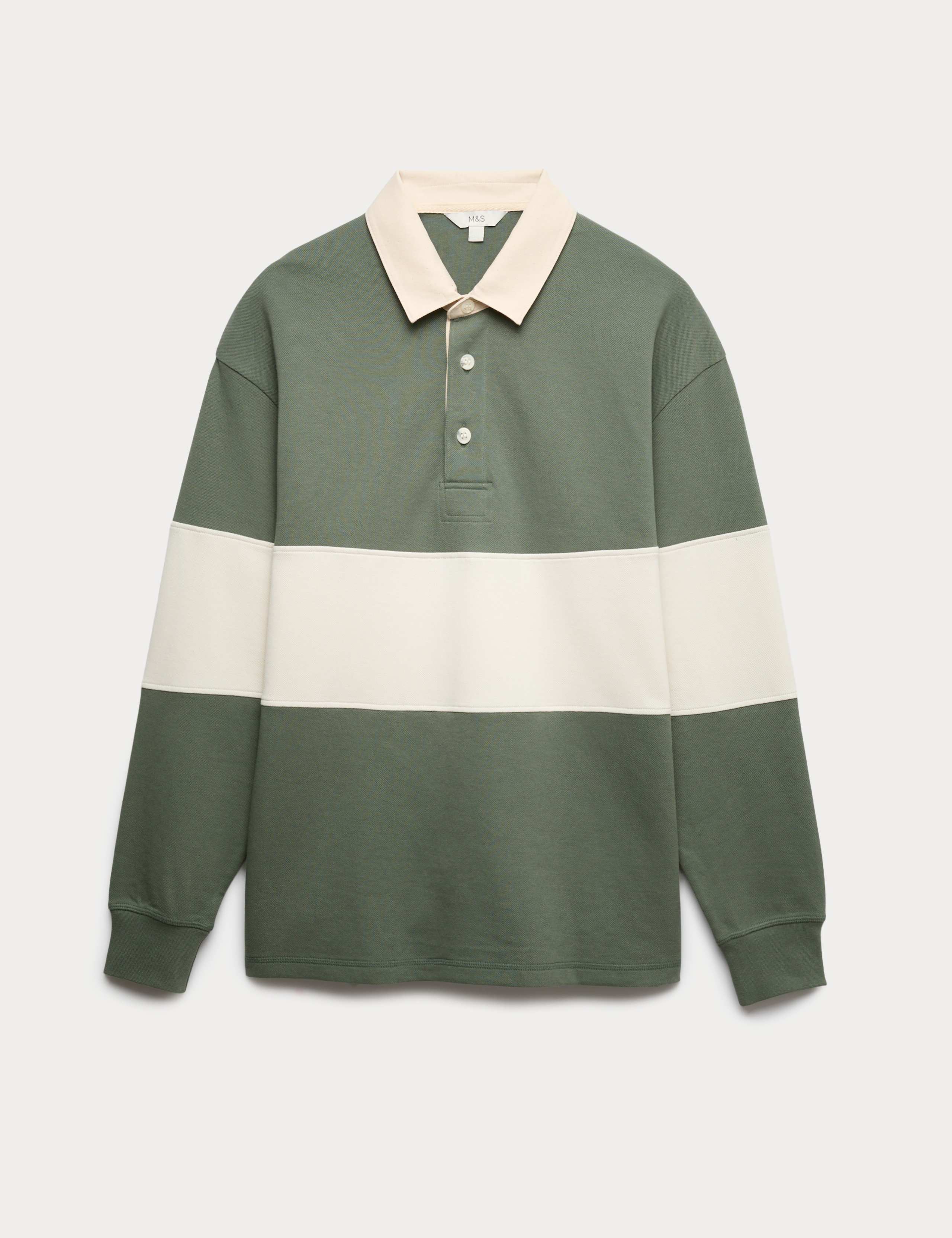 Cotton Rich Pique Rugby Shirt 2 of 6