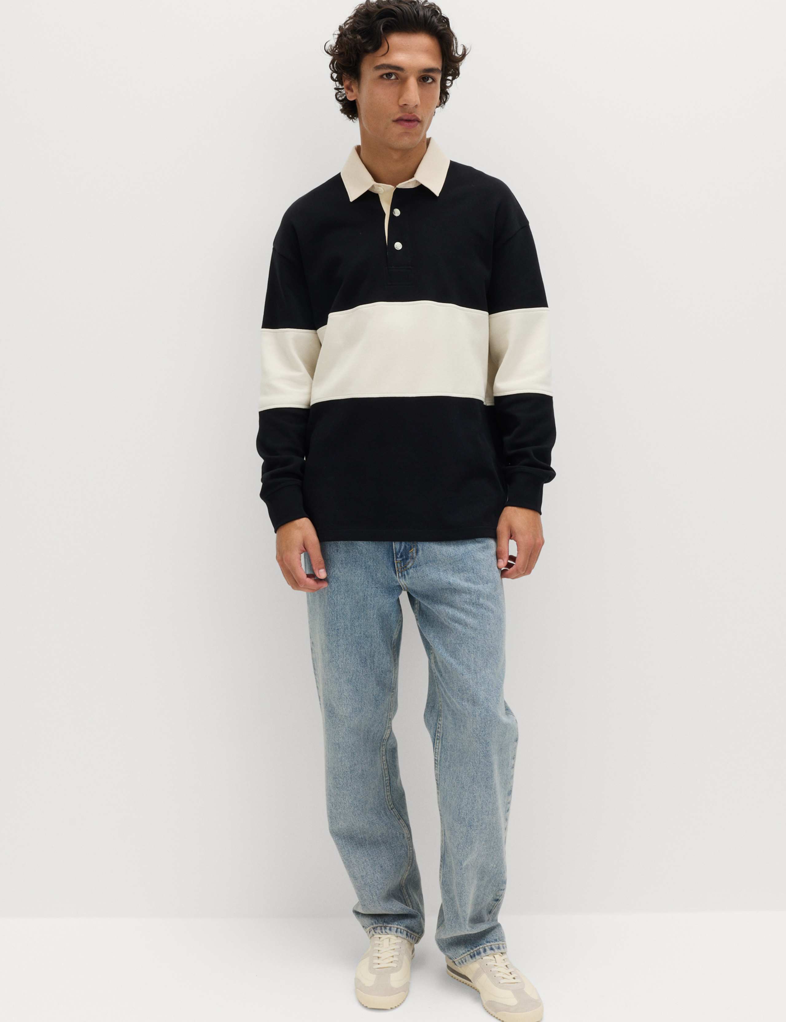 Cotton Rich Pique Rugby Shirt 3 of 6