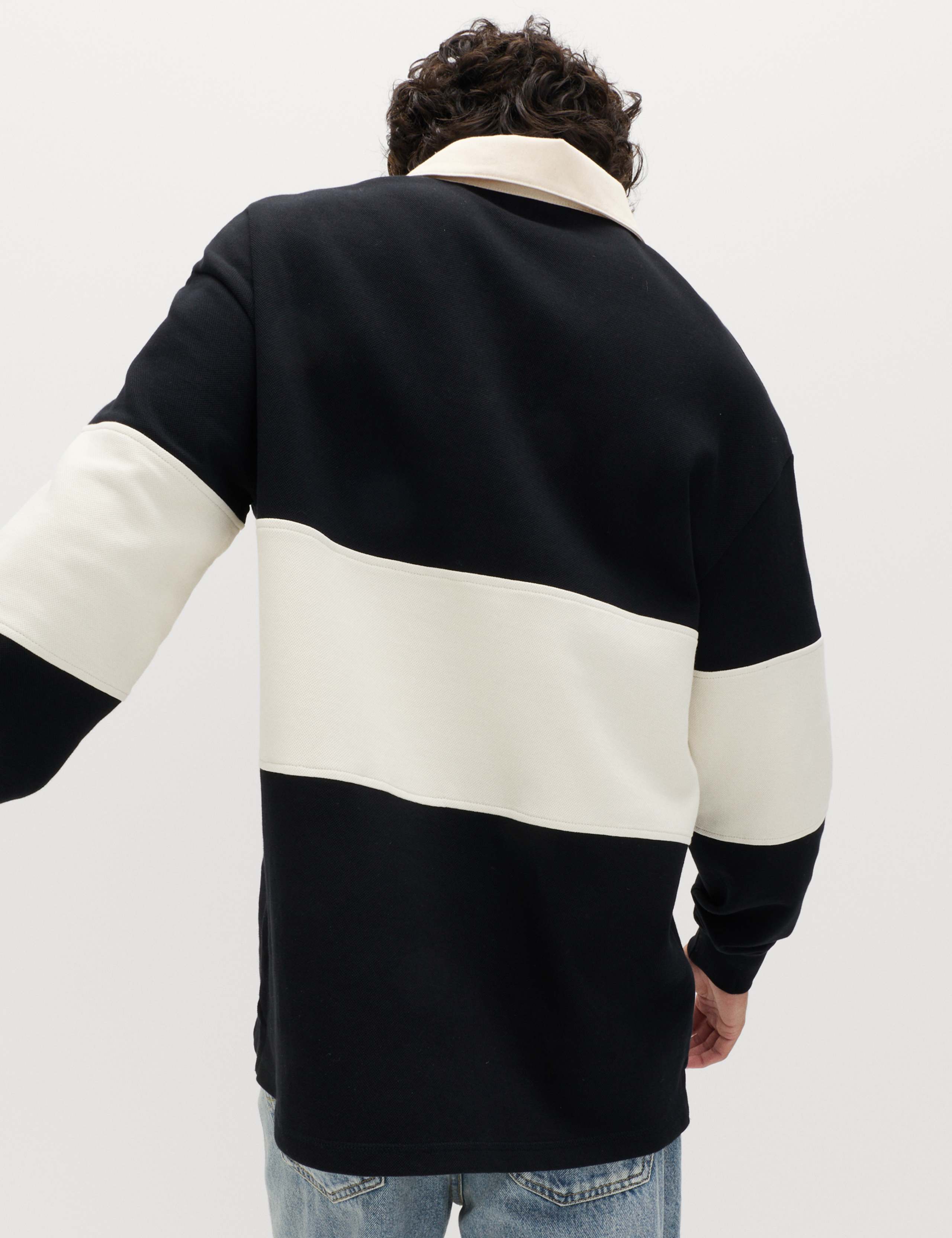 Cotton Rich Pique Rugby Shirt 4 of 6