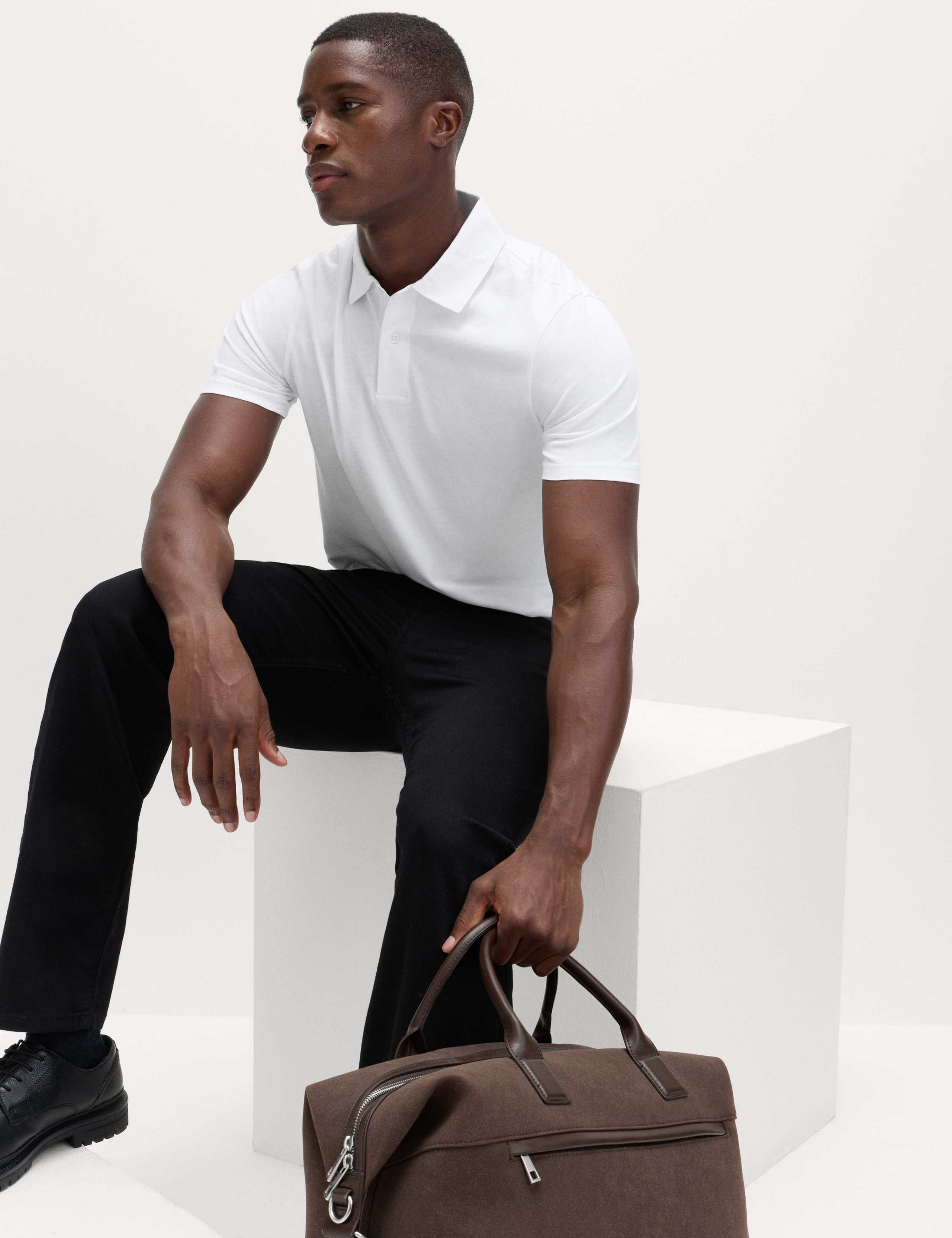 2 Pack Regular Fit Pure Cotton Polo Shirts 4 of 4