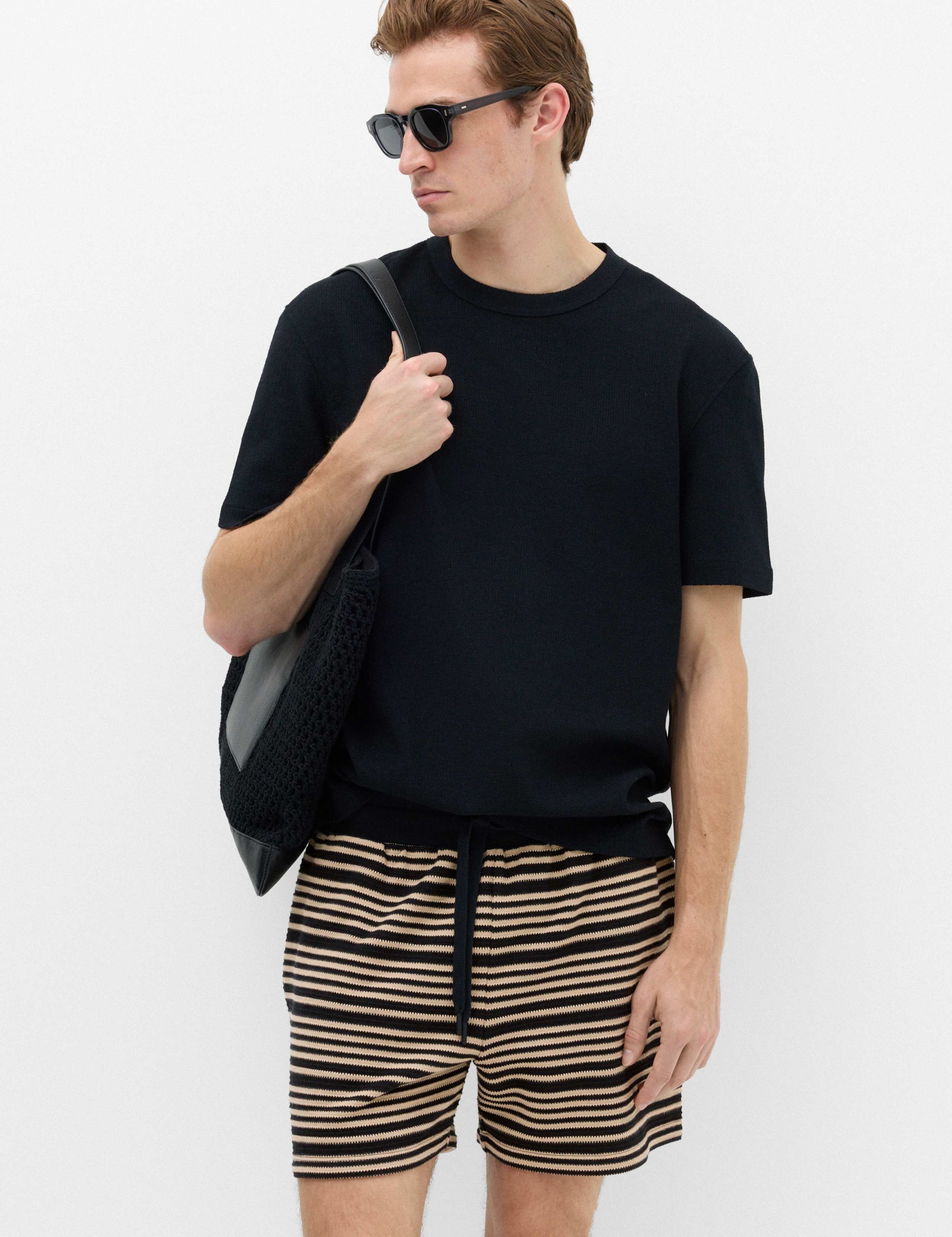 Cotton Rich Variegated Stripe Shorts 6 of 6