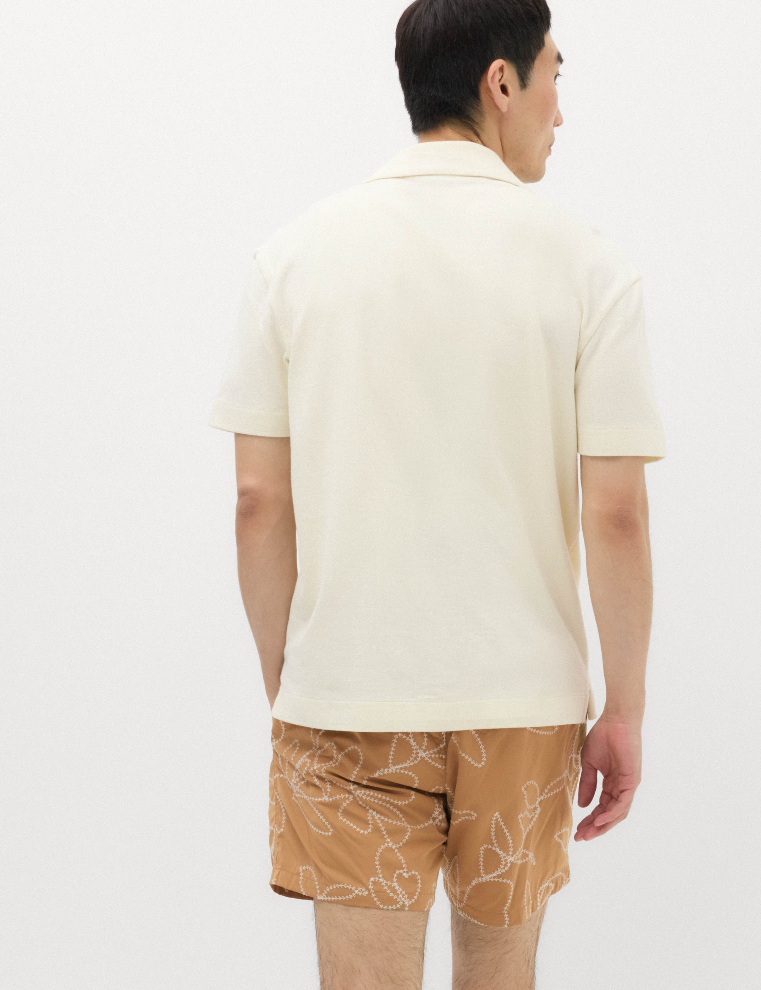 Pure Cotton Embroidered Short Sleeve Shirt 4 of 5