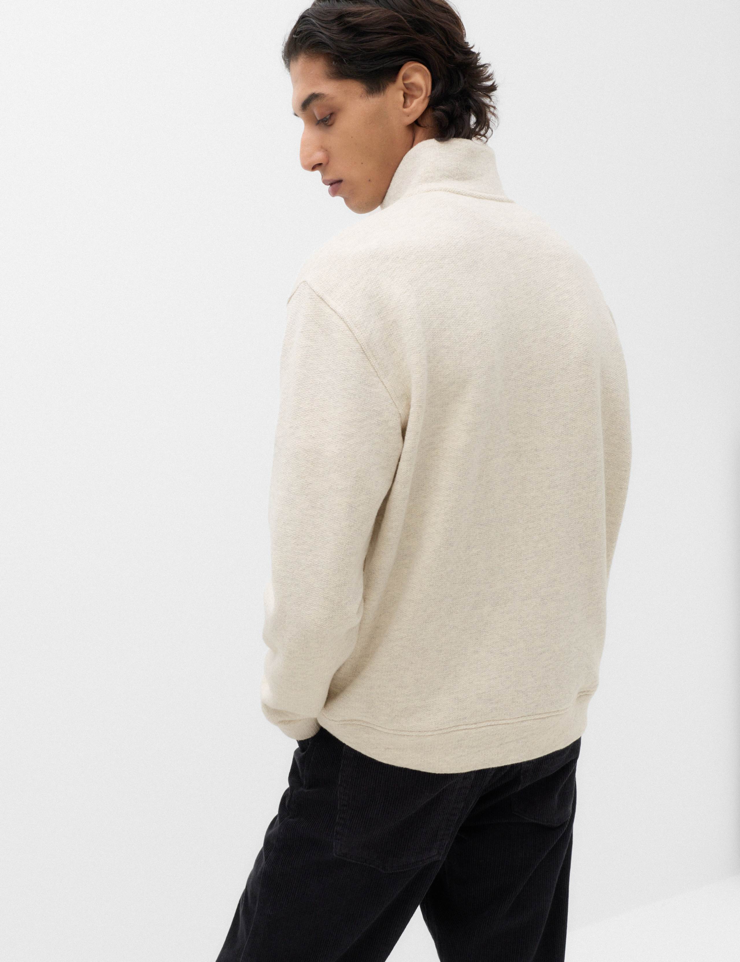 Pure Cotton Funnel Neck Overshirt 4 of 5