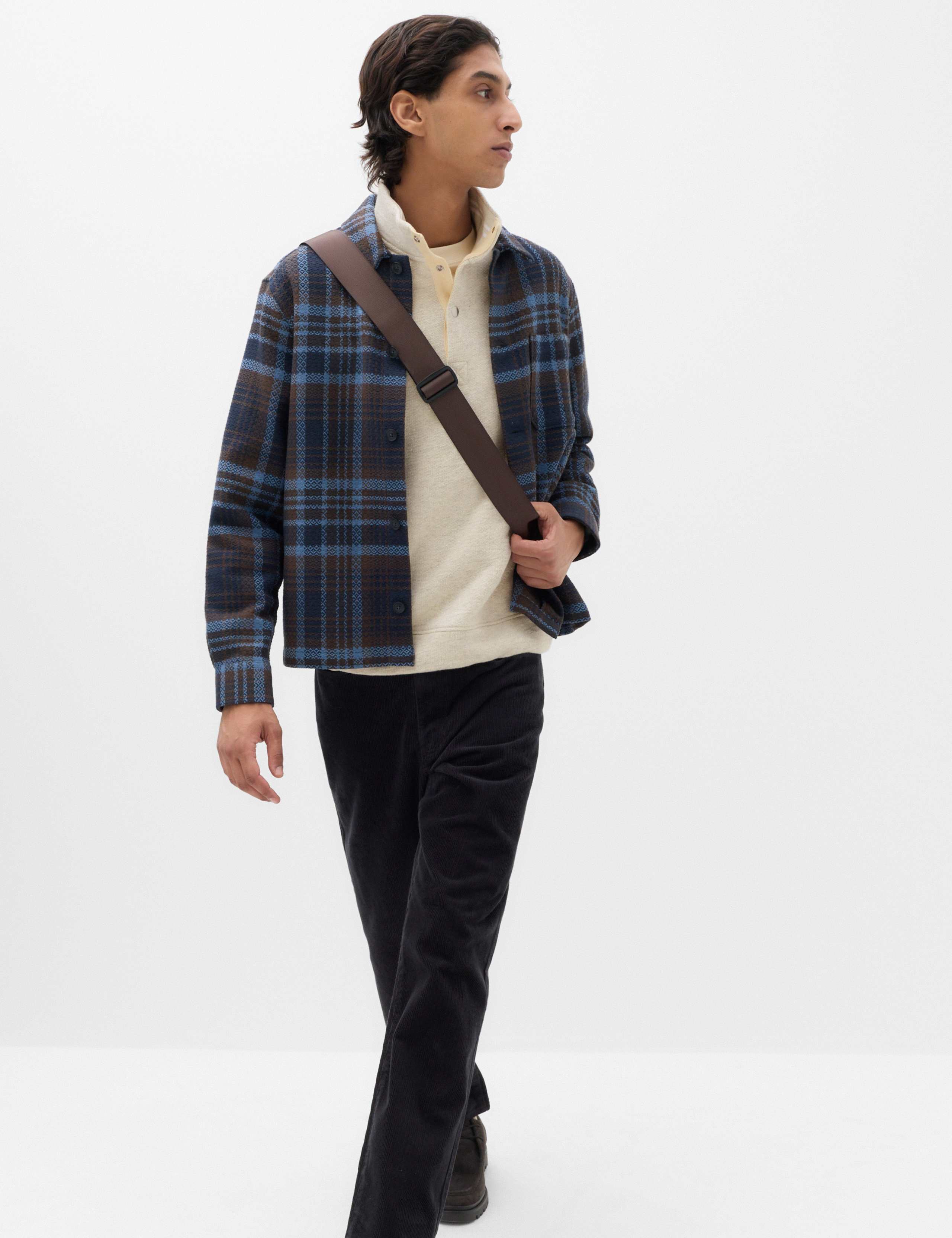 Pure Cotton Funnel Neck Overshirt 5 of 5