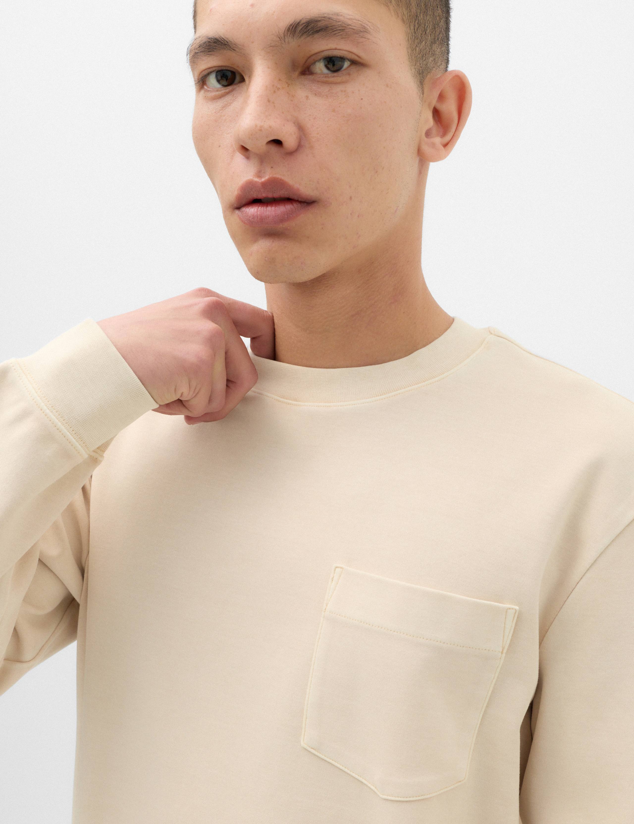 Cotton Rich Garment Dye Long Sleeve T-Shirt 3 of 6