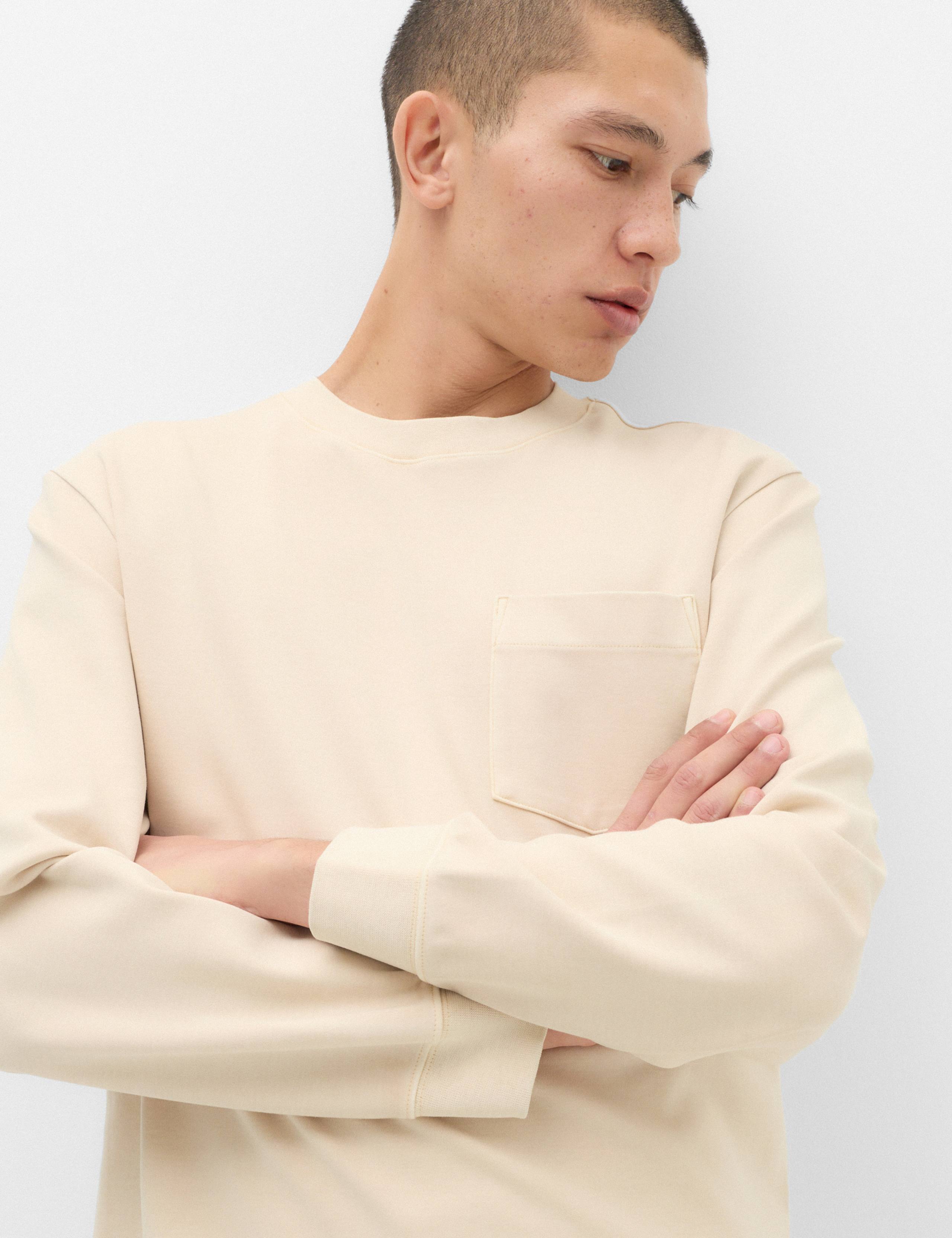 Cotton Rich Garment Dye Long Sleeve T-Shirt 4 of 6