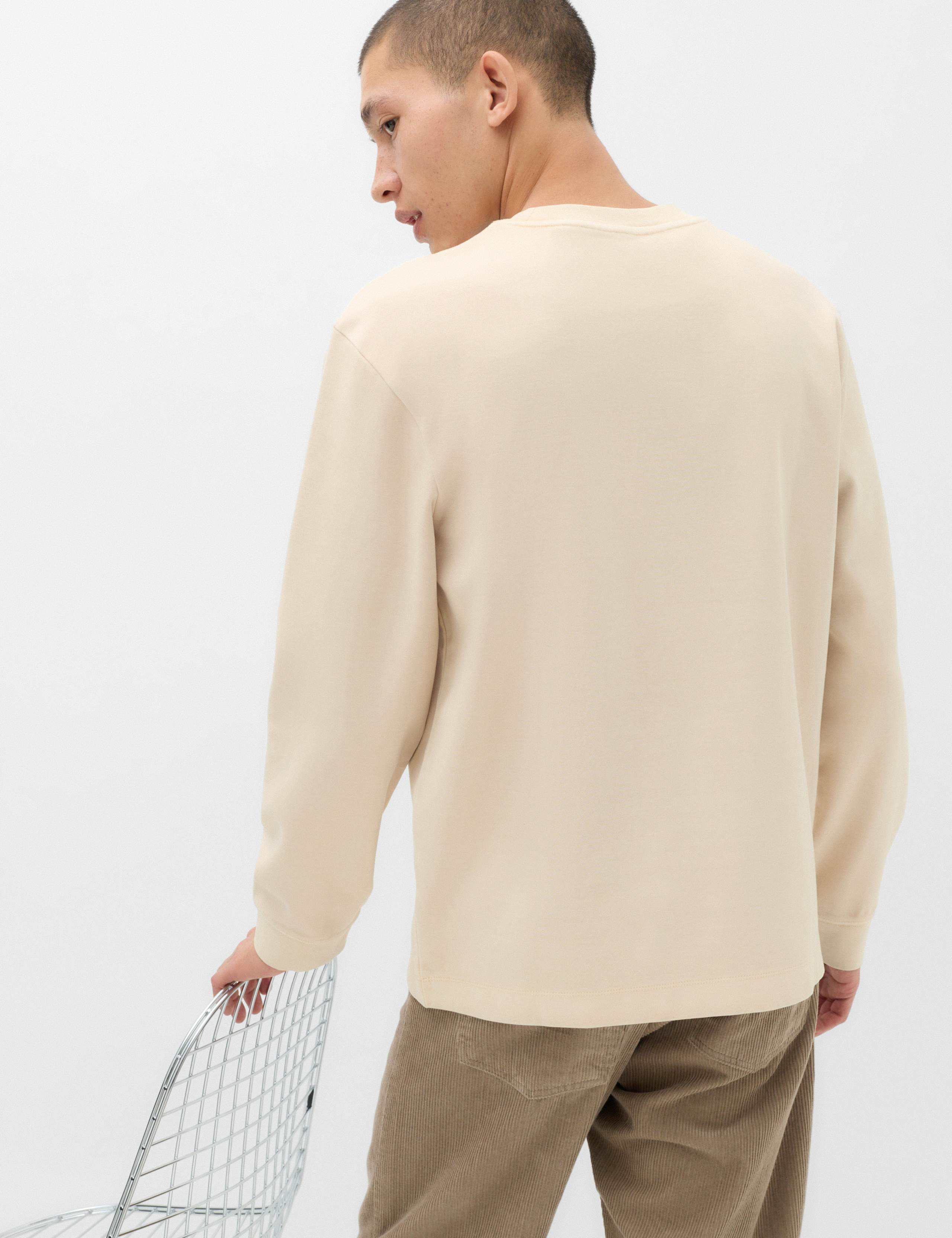 Cotton Rich Garment Dye Long Sleeve T-Shirt 5 of 6