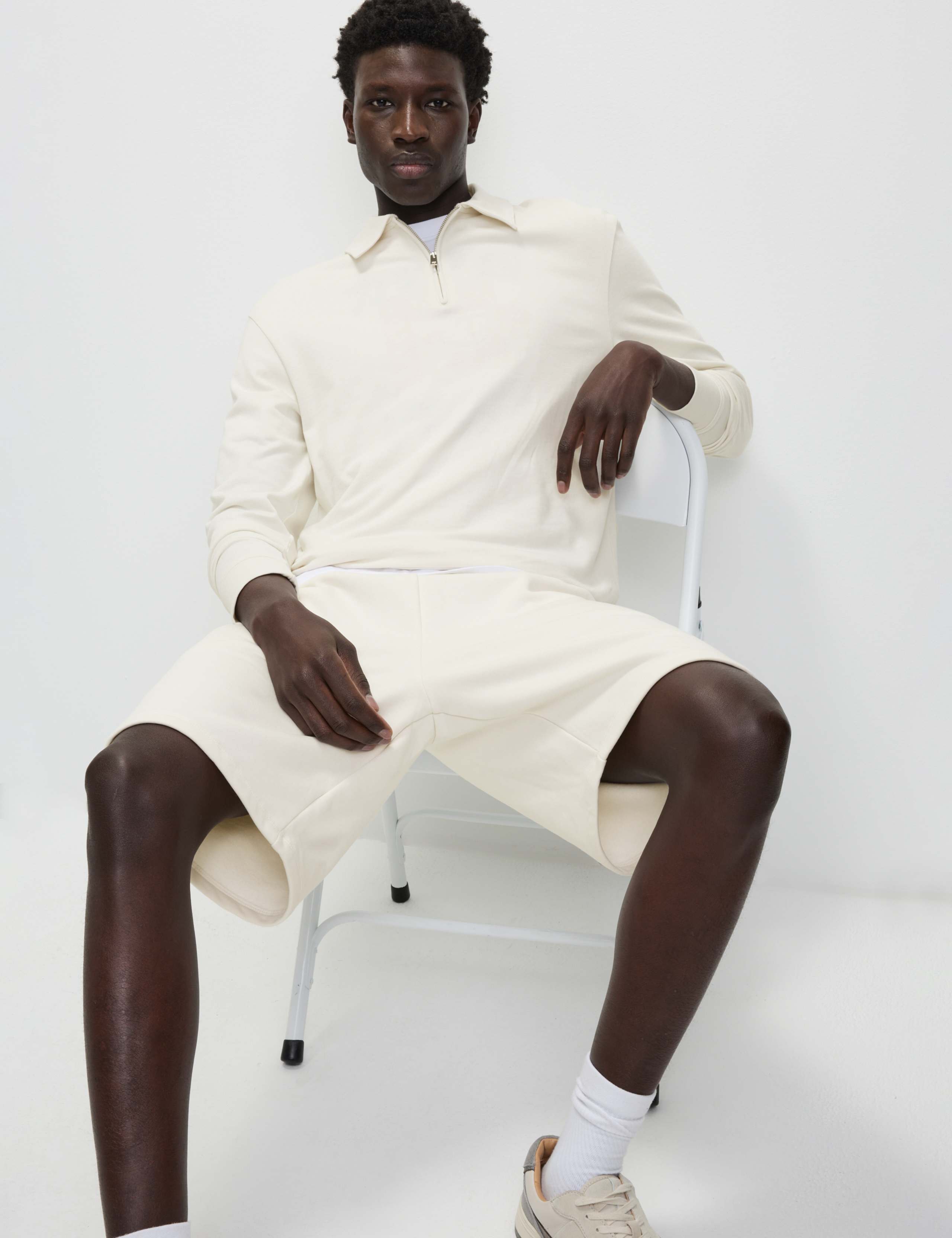 Elasticated Waist Cotton Rich Oversized Shorts 1 of 6