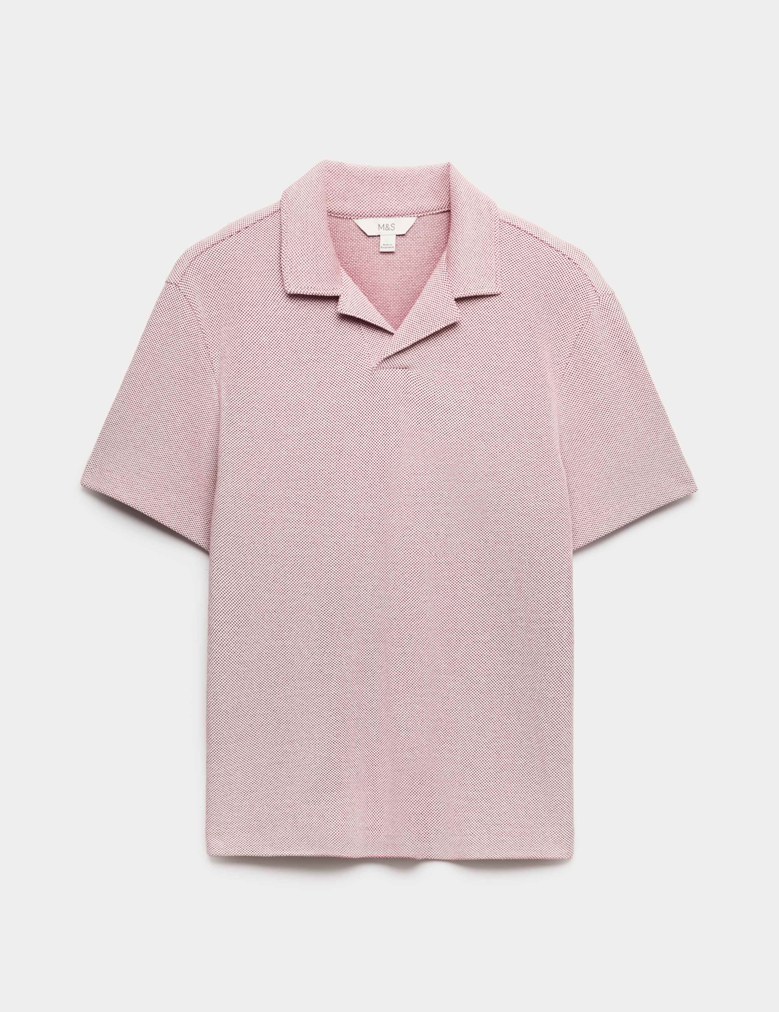 Relaxed Fit Pure Cotton Pique Polo Shirt 2 of 6