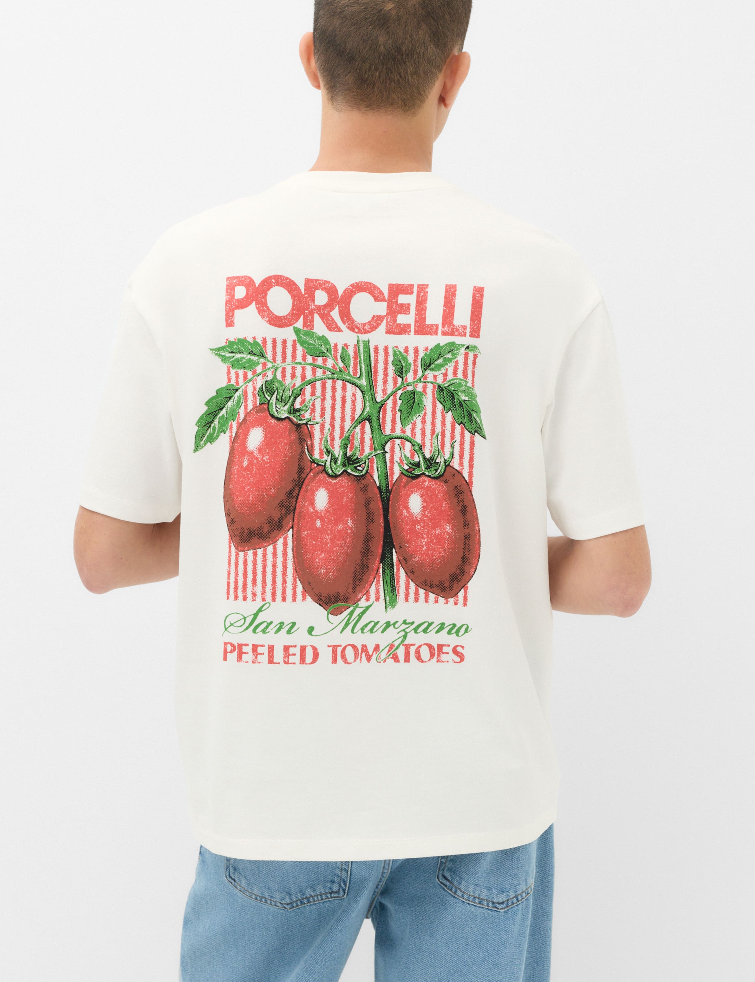 Oversized Pure Cotton Graphic Short Sleeve T-Shirt 4 of 6