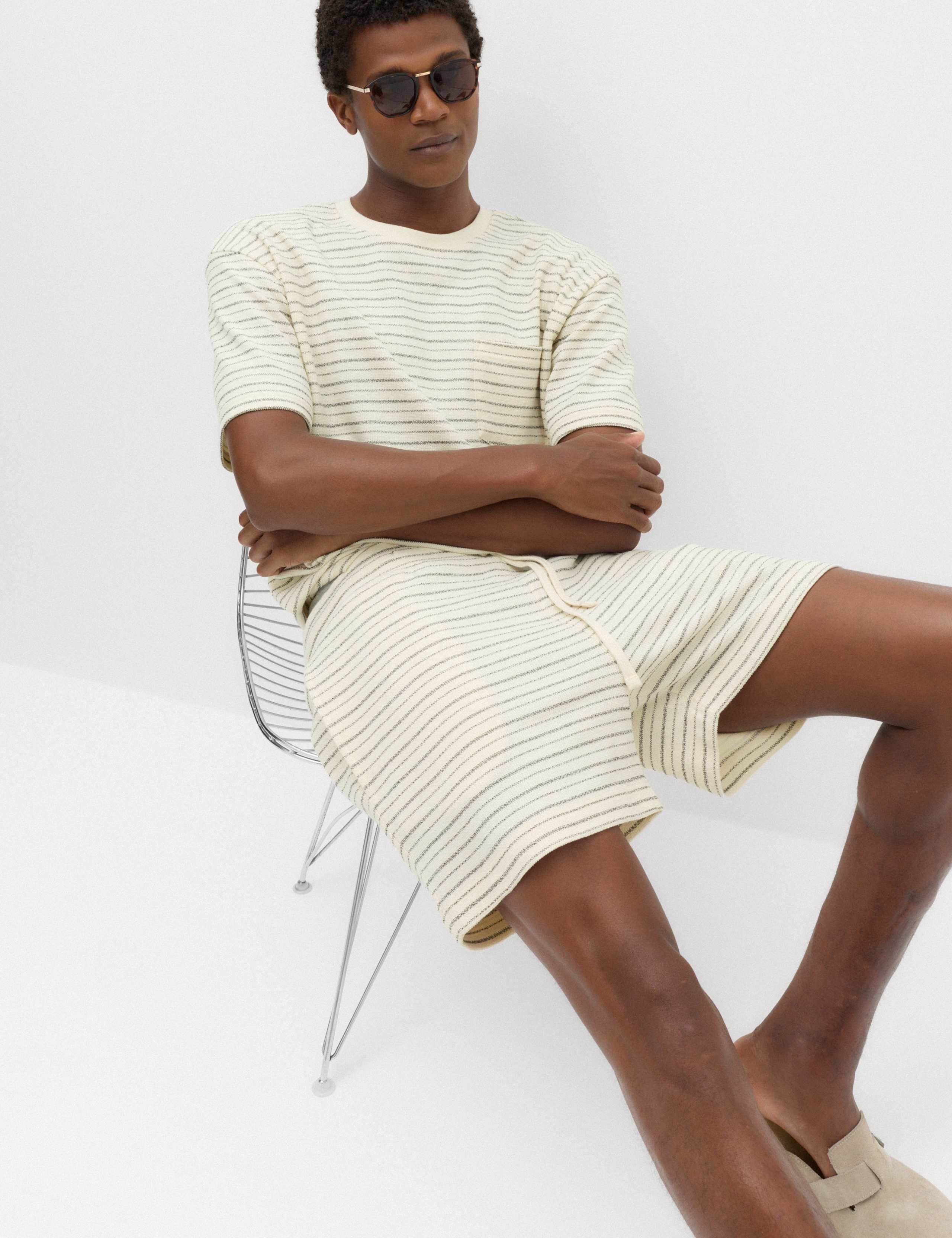 Cotton Rich Textured Shorts 6 of 6
