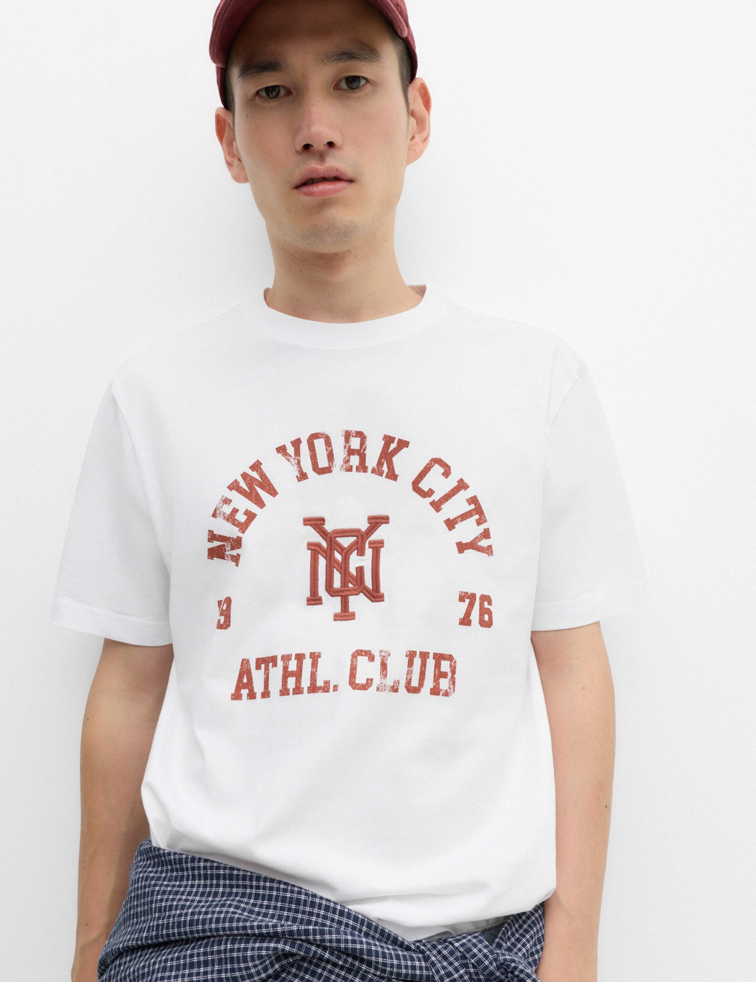 Pure Cotton Graphic Short Sleeve T-Shirt 1 of 6