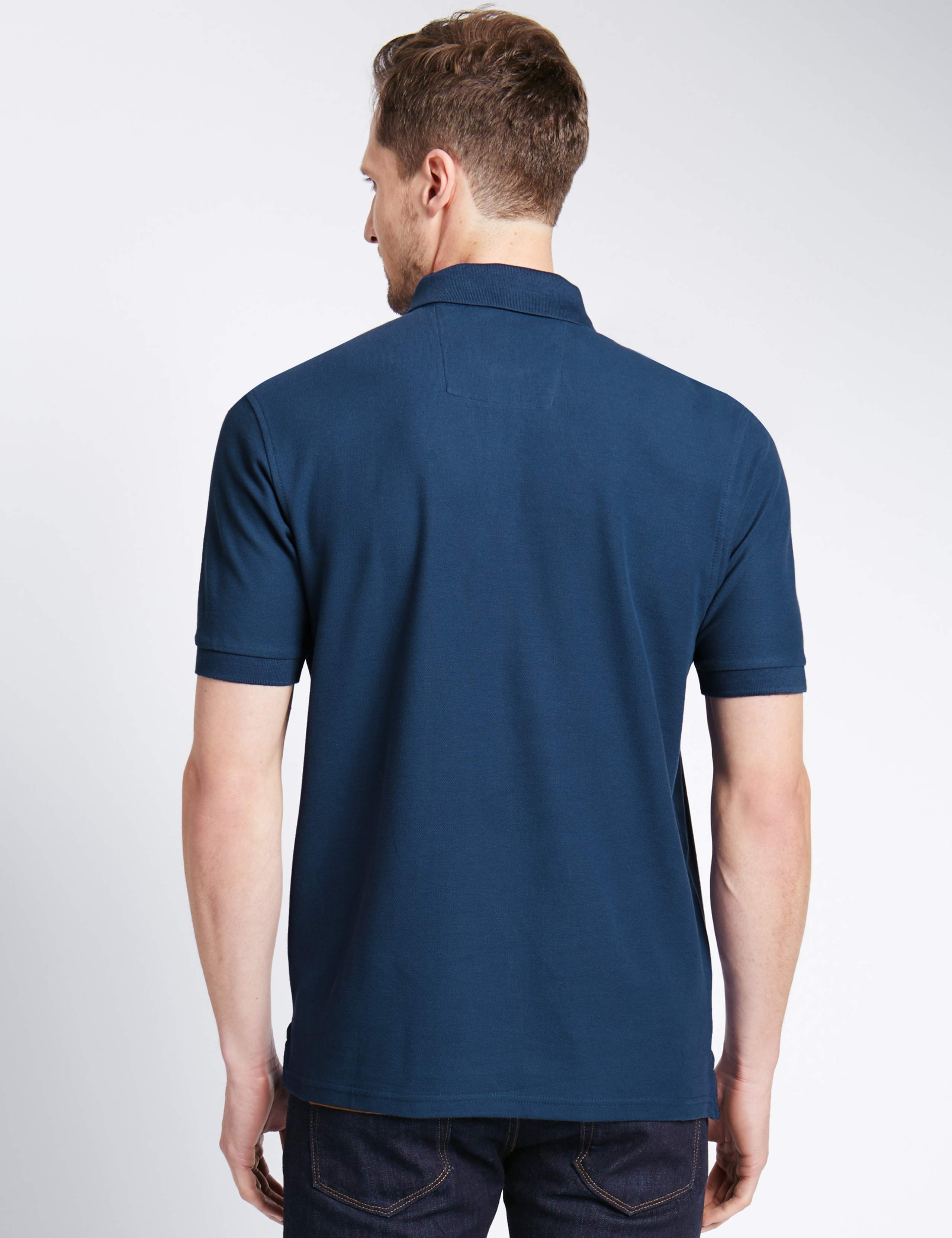 Slim Fit Pure Cotton Polo Shirt 3 of 5