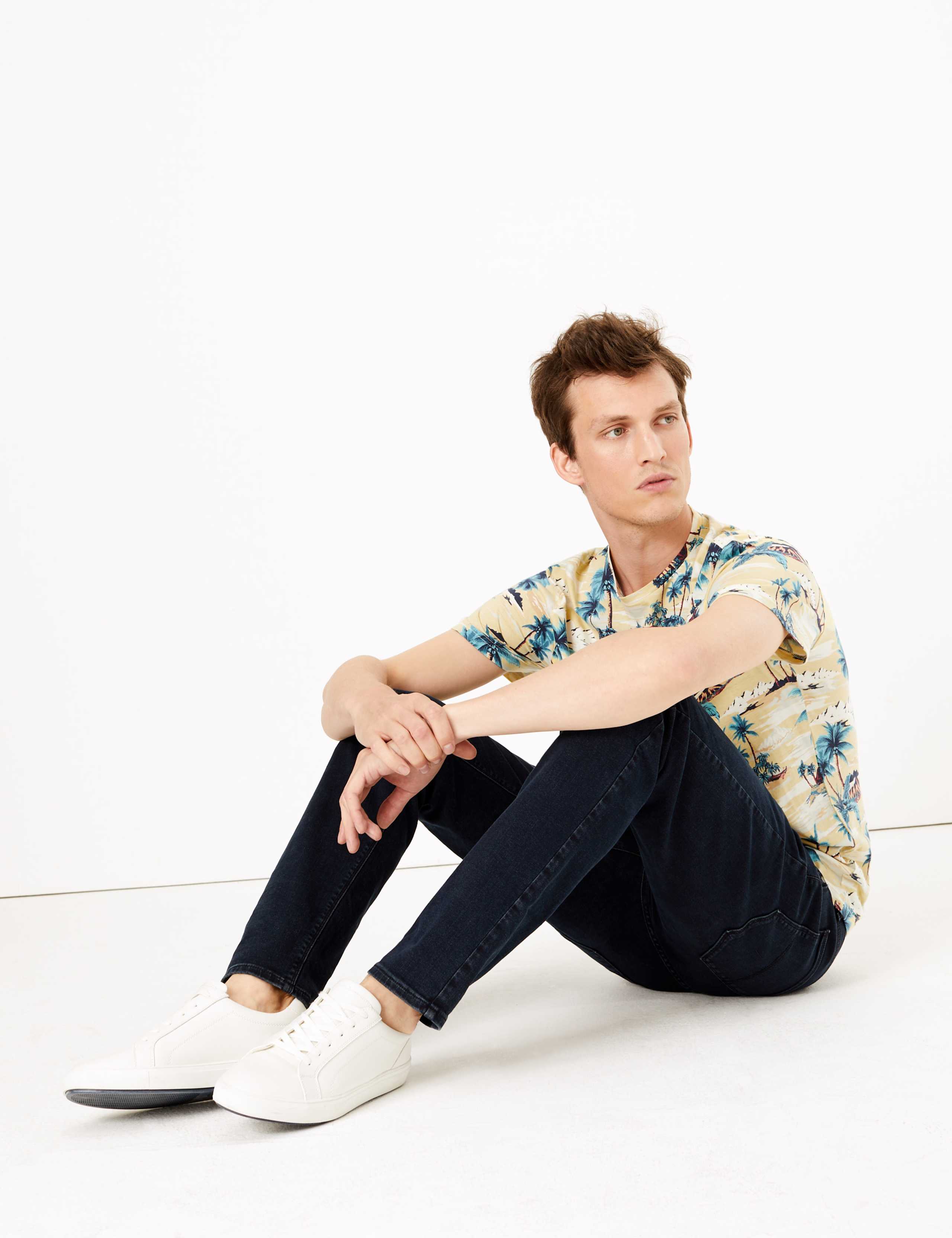 Cotton Palm Print T-Shirt 4 of 4